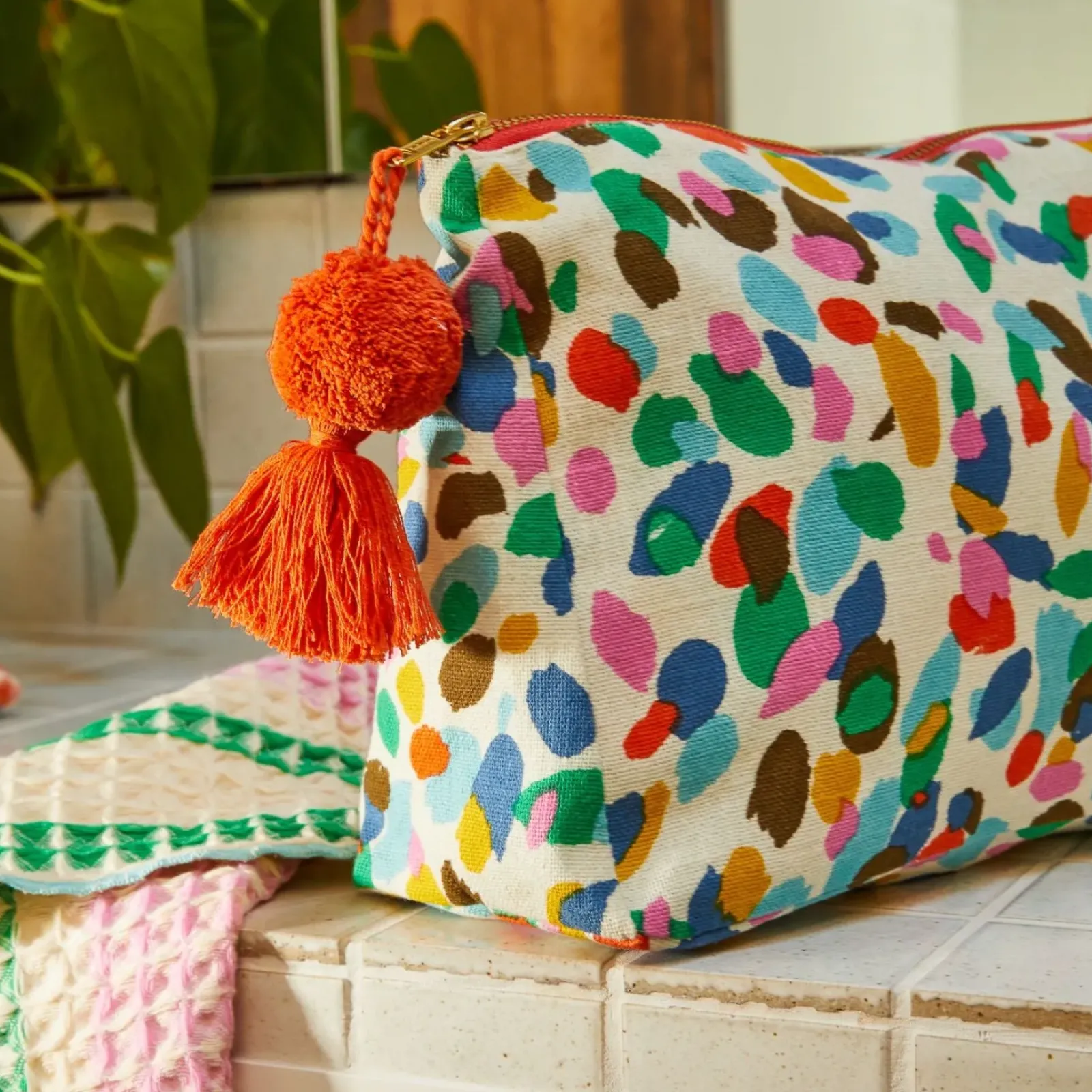 Sage & Clare Sage & Clare Solana Cosmetic Bag Hot