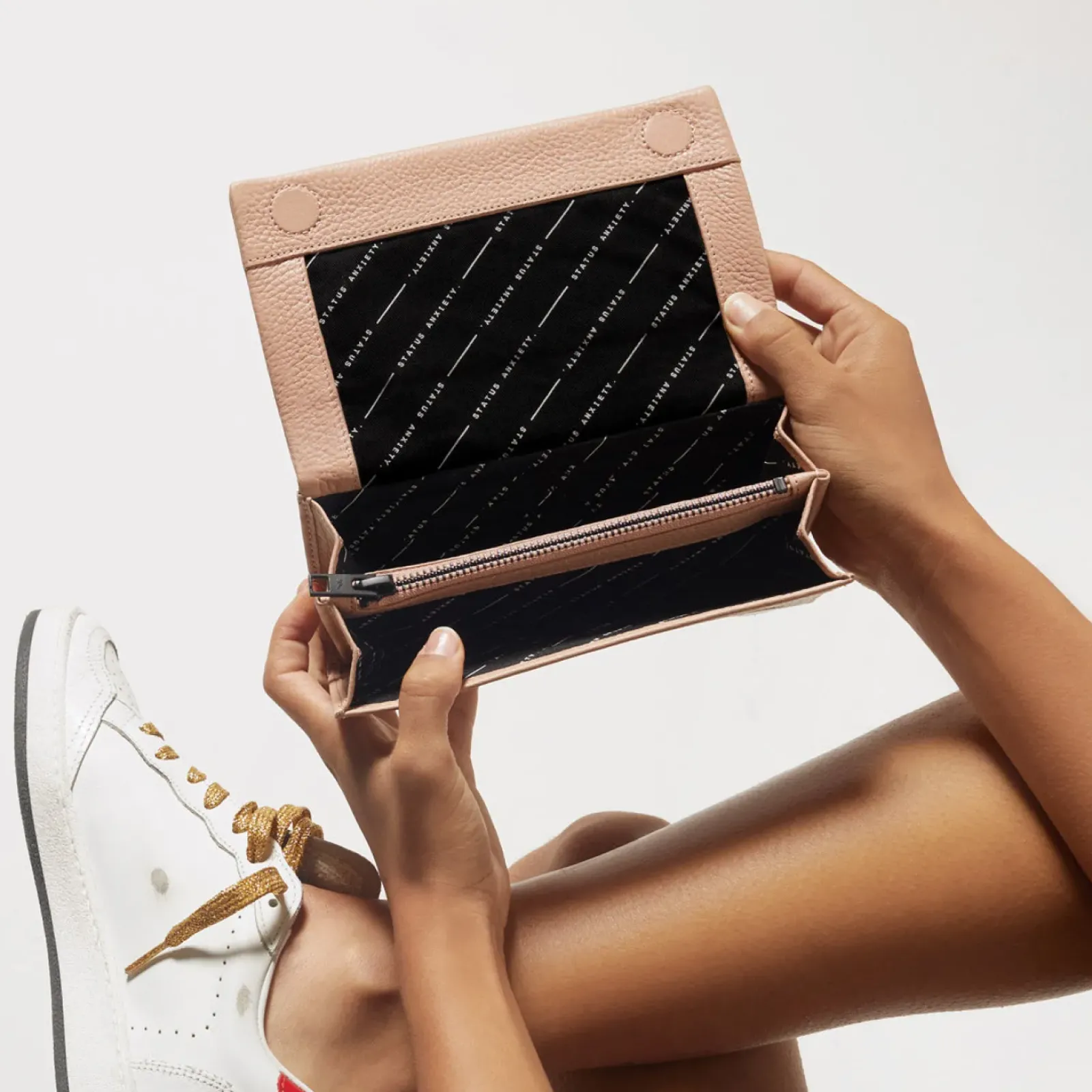 Status Anxiety Change It All Coin Purse - Dusty Pink Best