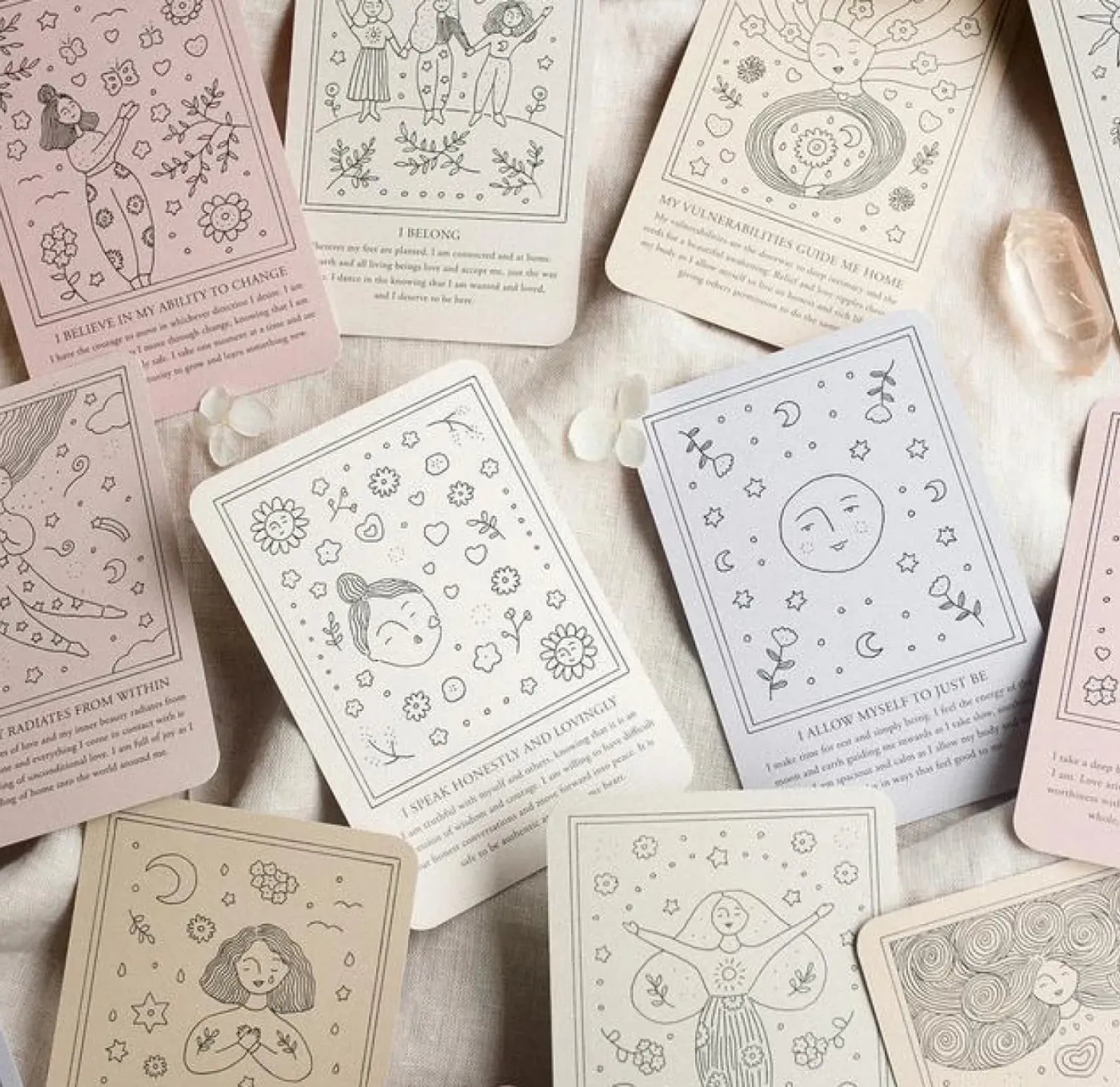 Musings from the Moon Self Love Affirmation Cards Hot
