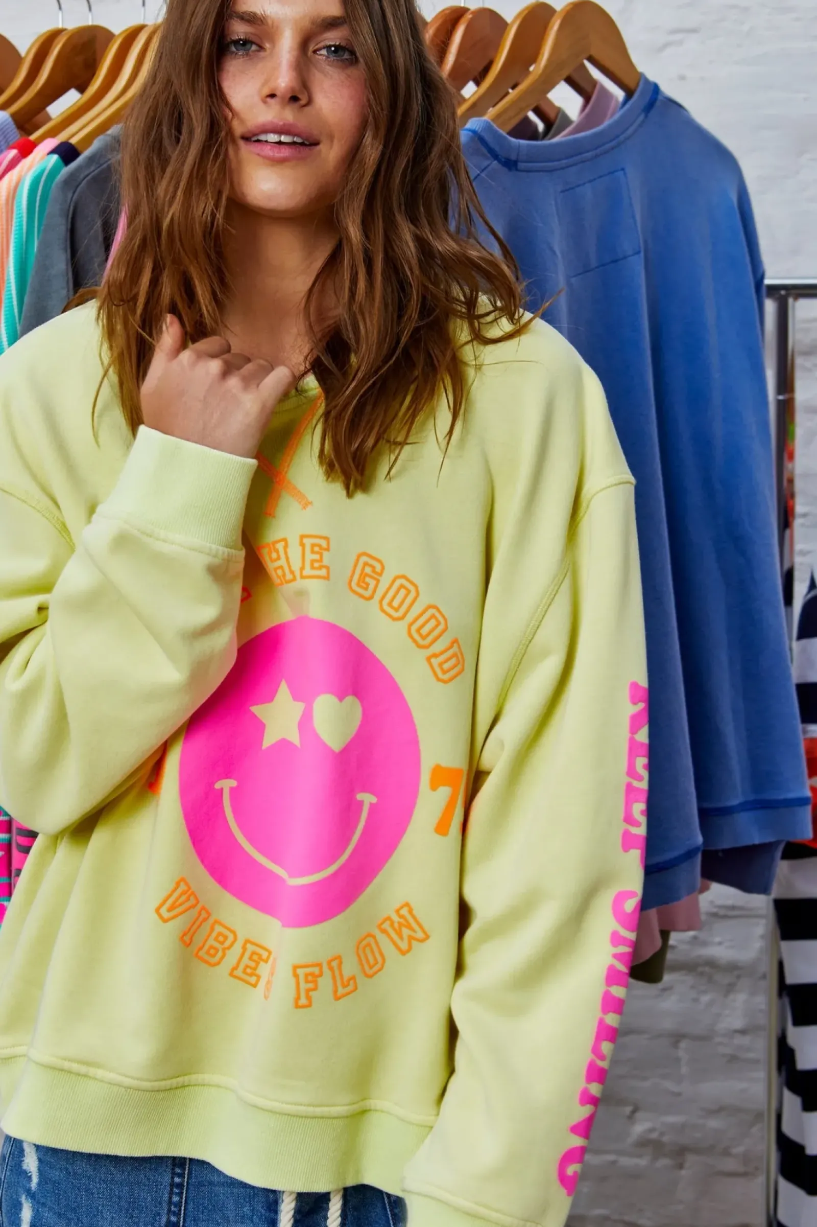 Hammill & Co Hammill & Co Happy Sweat - Lemon Discount