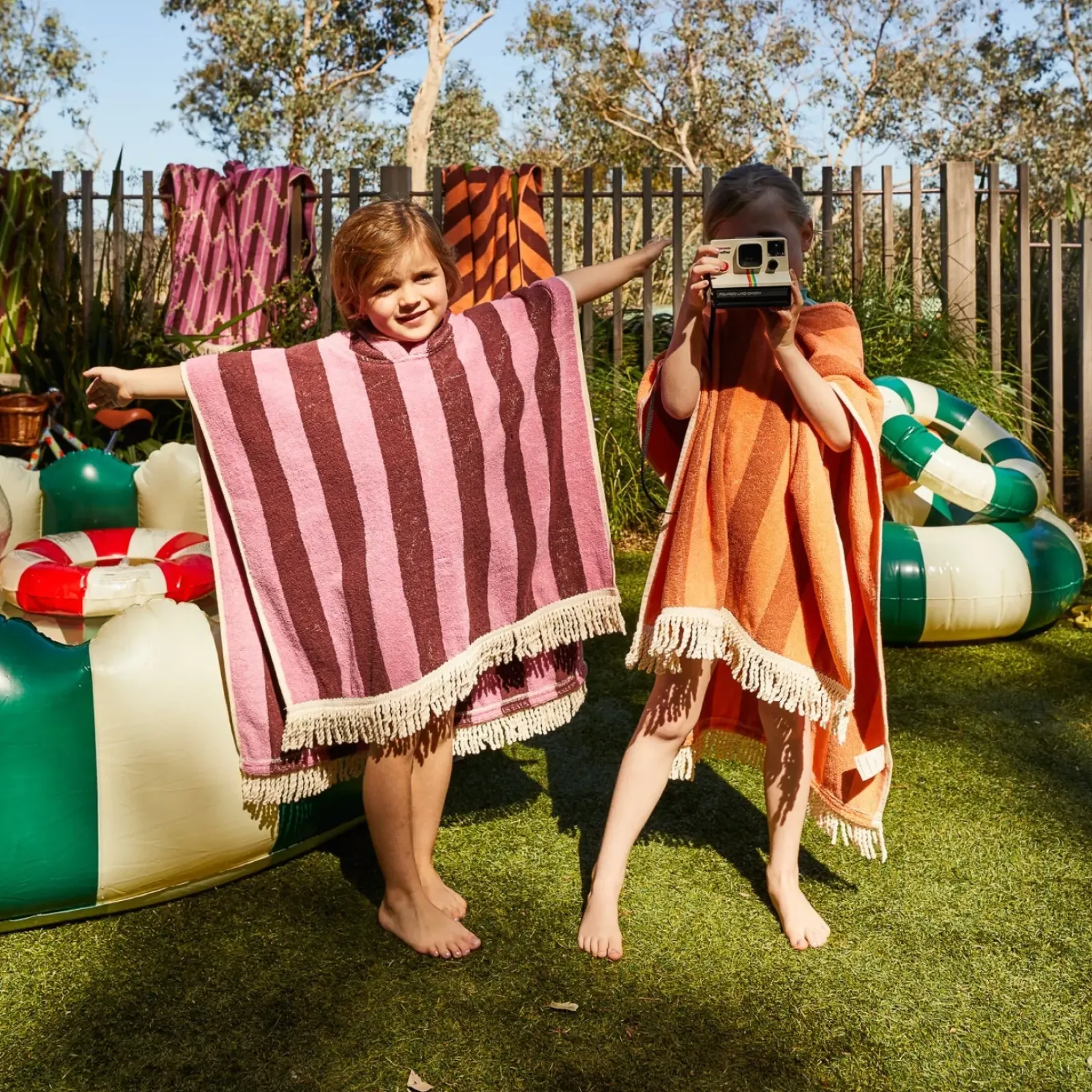 Sage & Clare Sage & Clare Jarita Hooded Towel - Rosewater Fashion