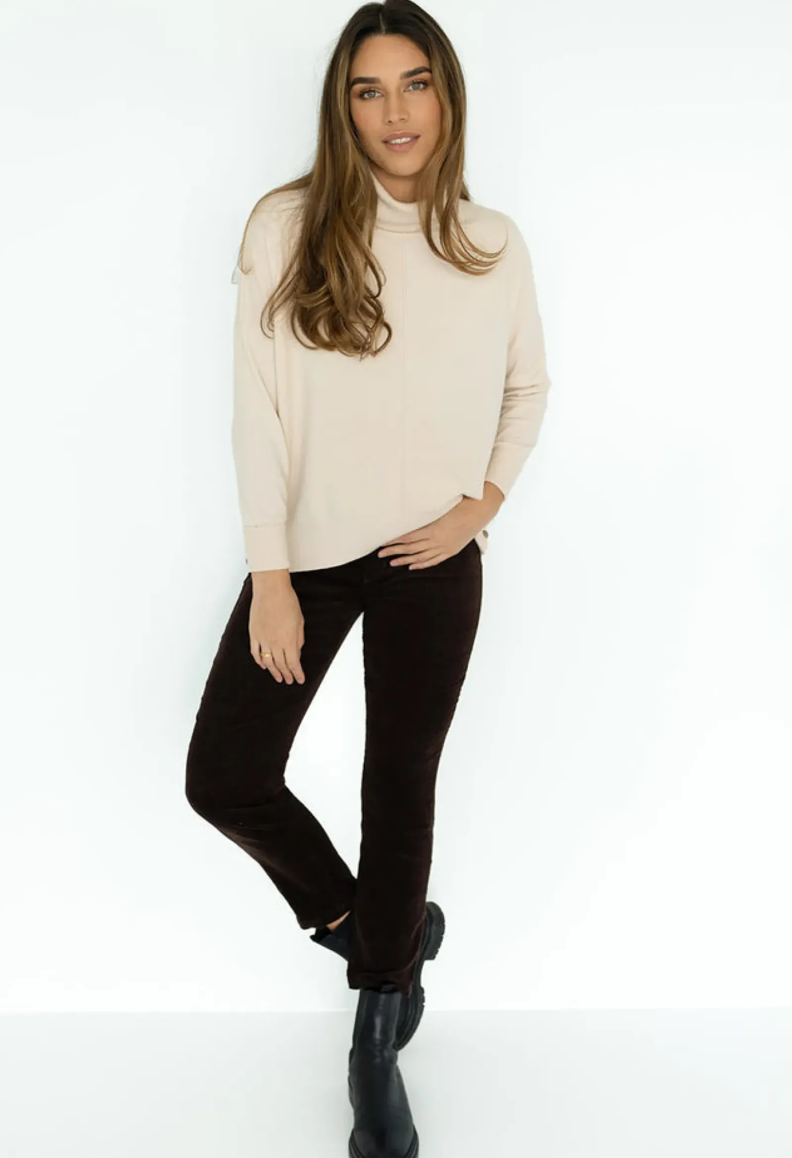 Humidity Monique Sweater - Cream Clearance
