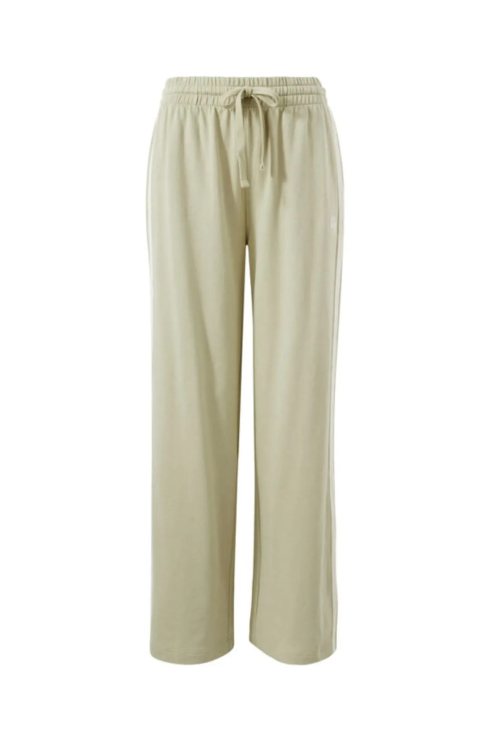 Ceres Life Wide Leg Terry Trackpant - Matcha Side Stripe Outlet