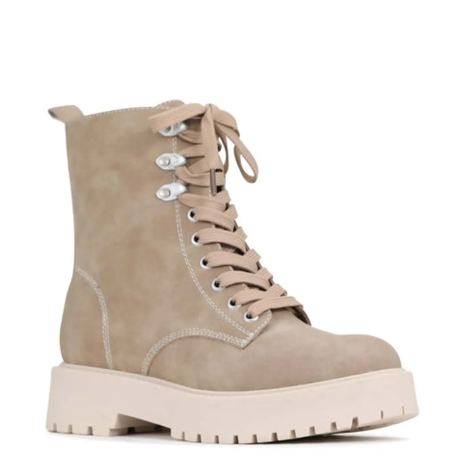Los Cabos Shoes Los Cabos Raine Lace Up Boot - Taupe Clearance