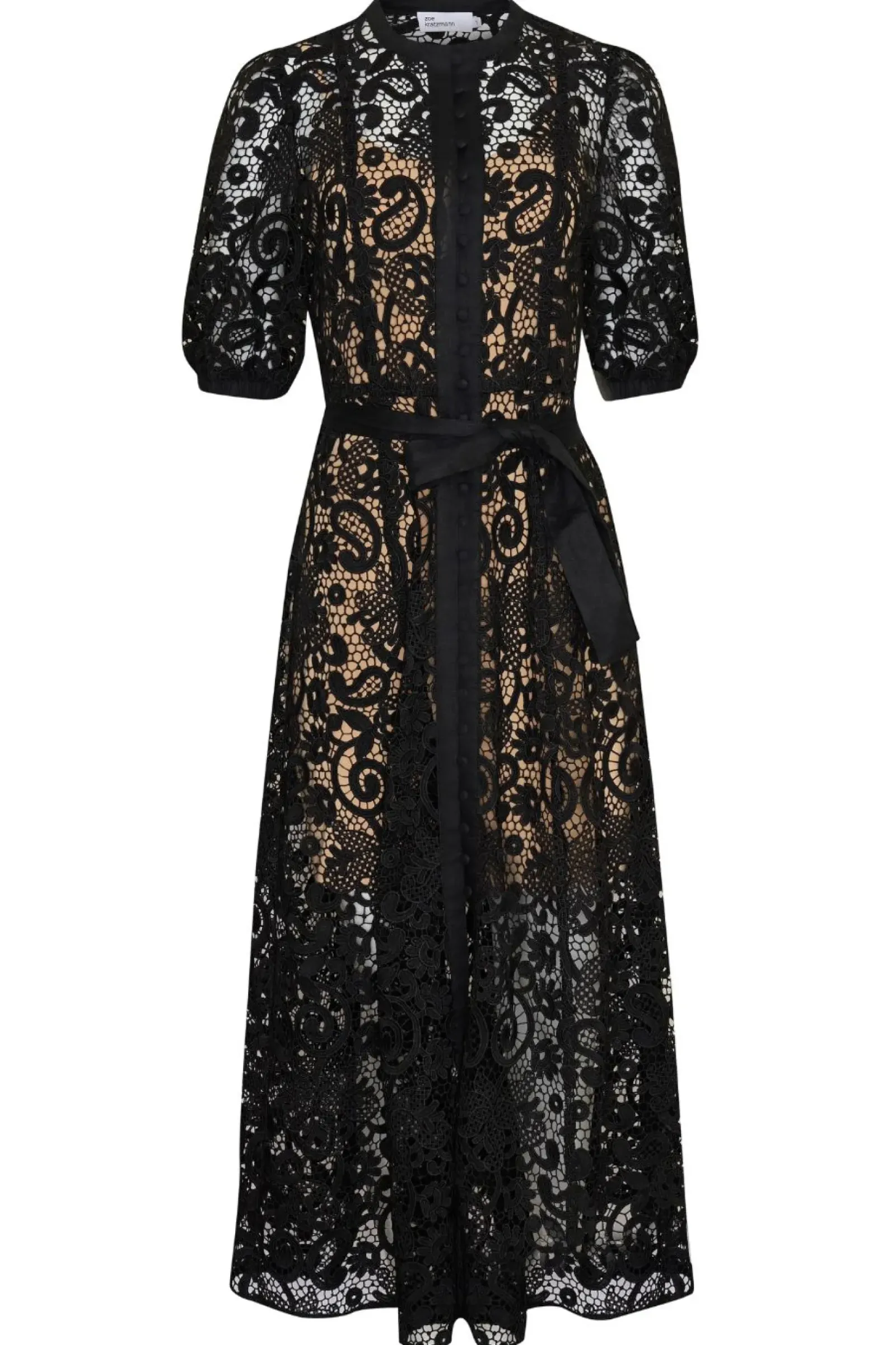 Zoe Kratzmann Lyric Lace Dress - Black New