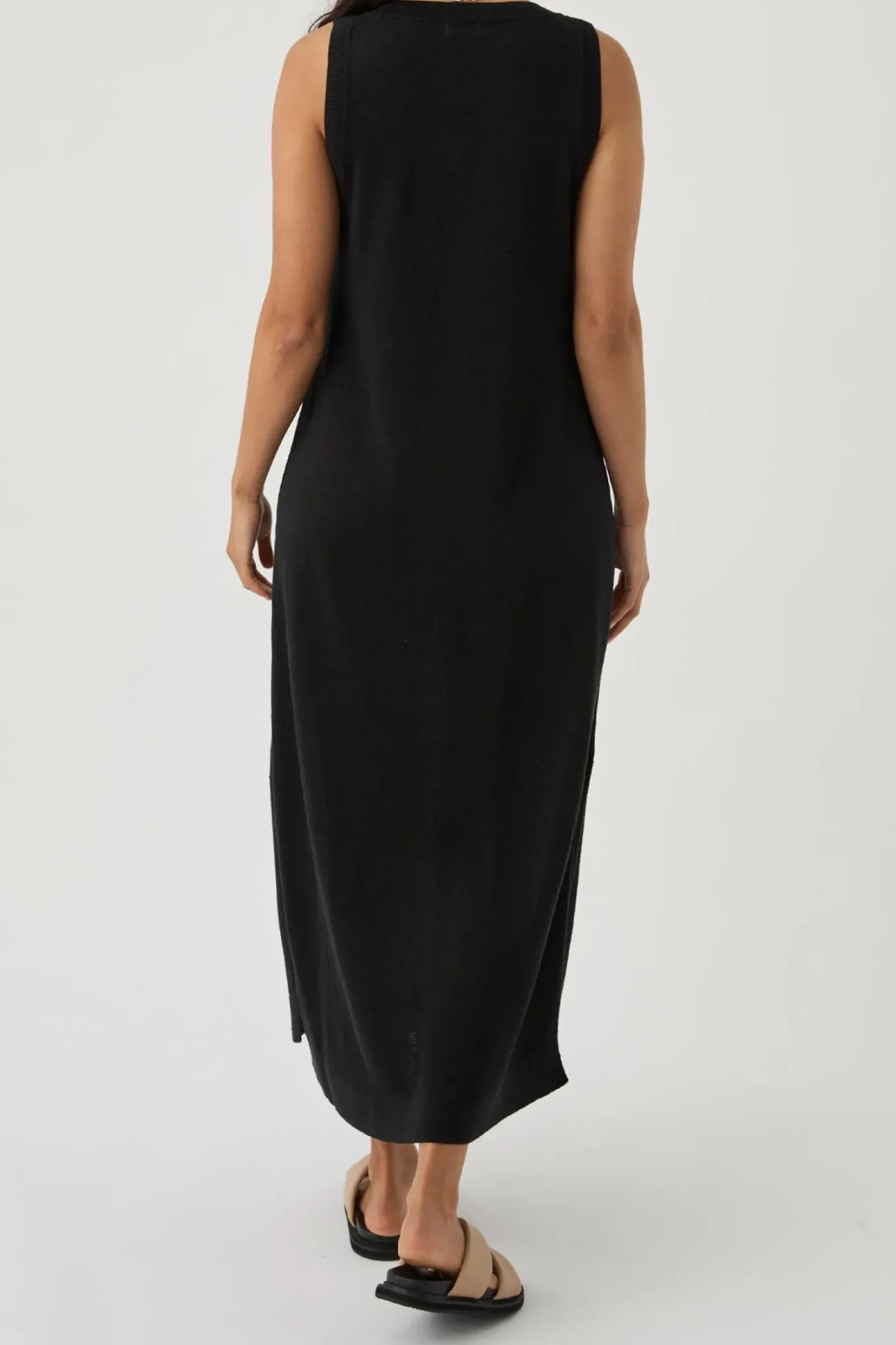 ARCAA Brie Long Dress - Black Clearance