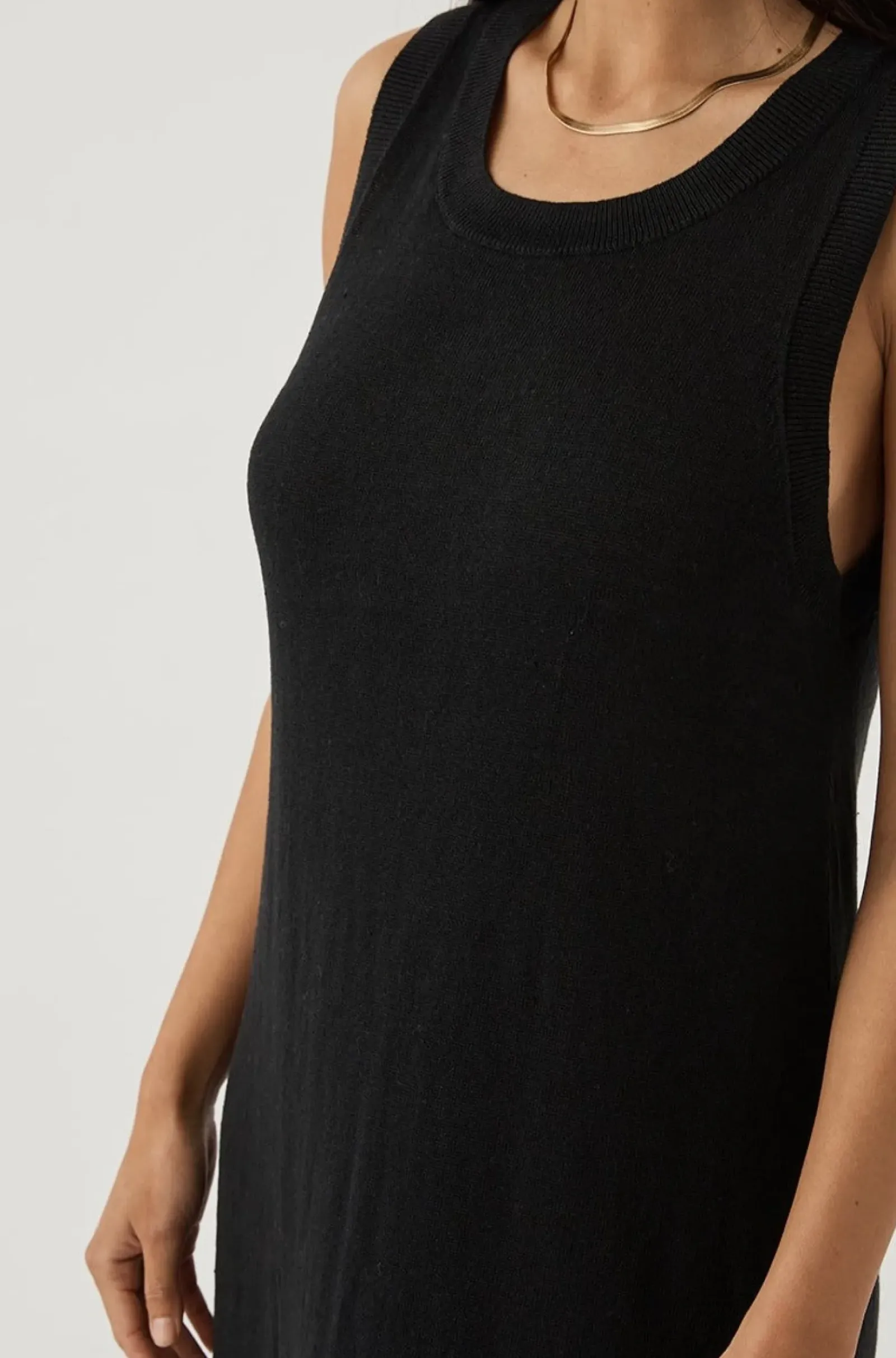 ARCAA Brie Long Dress - Black Clearance