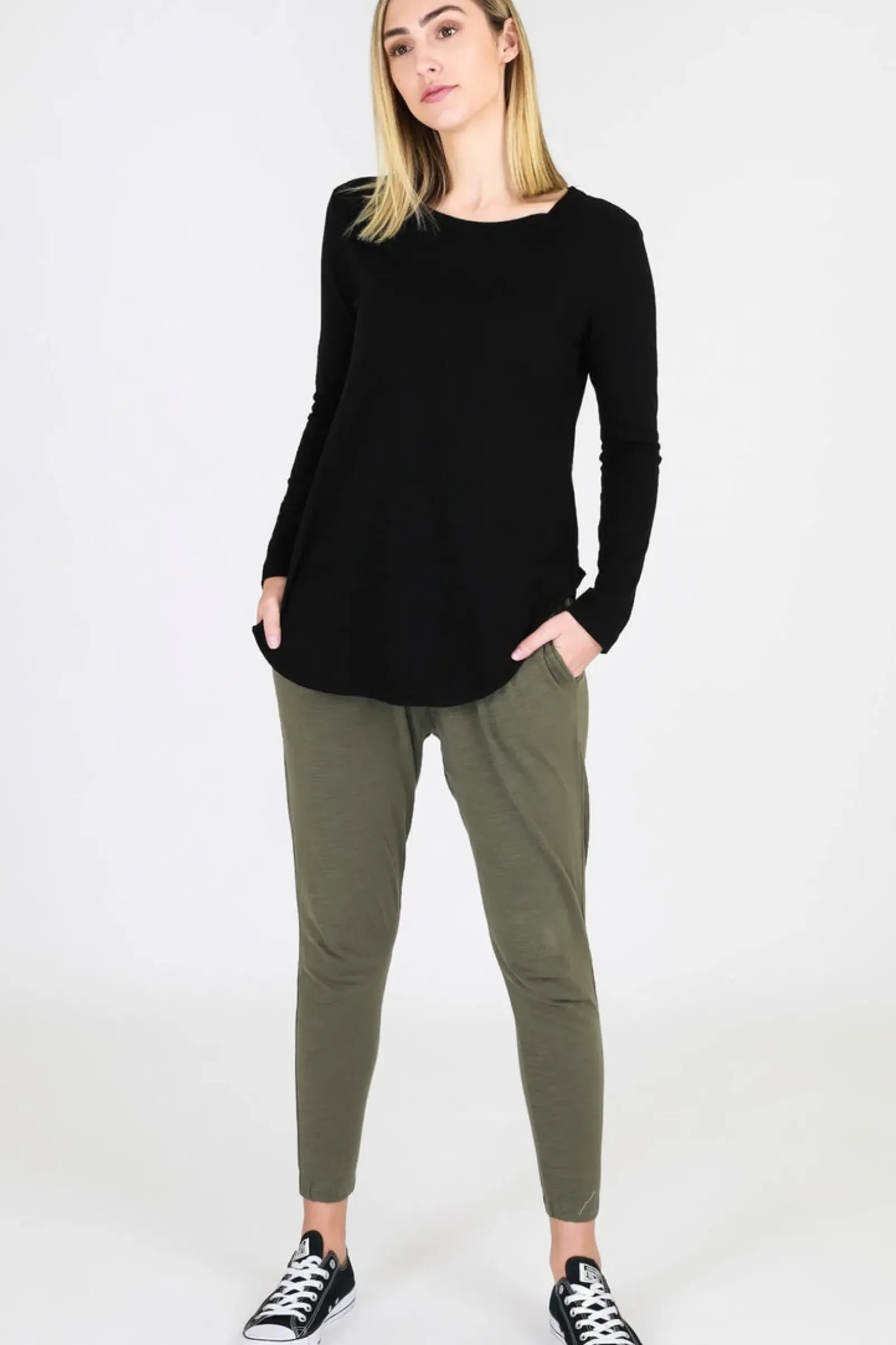 3rd Story Scarlett Long Sleeve Tee - Black Online