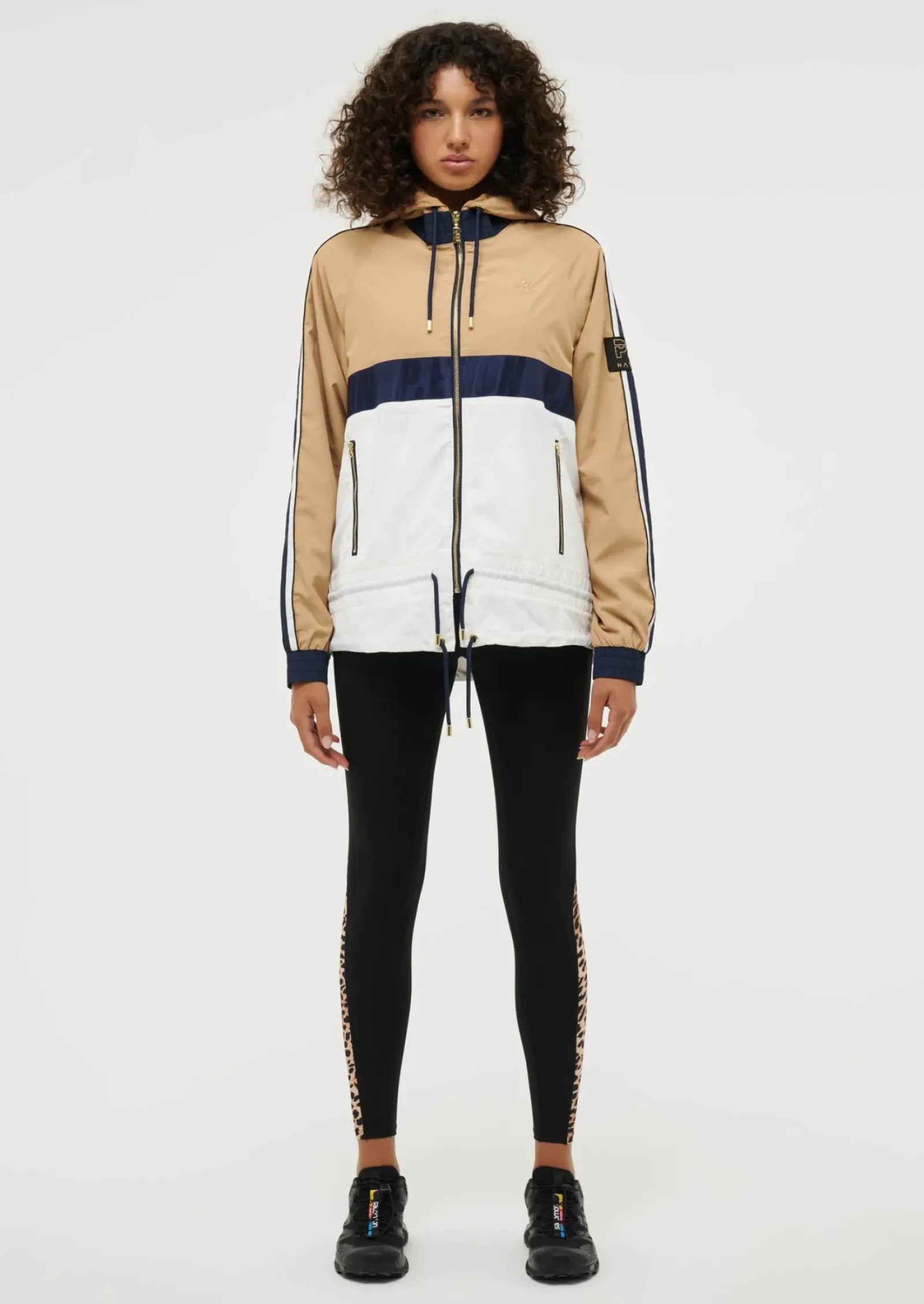 P.E Nation Cropped Man Down Jacket - Optic White Best