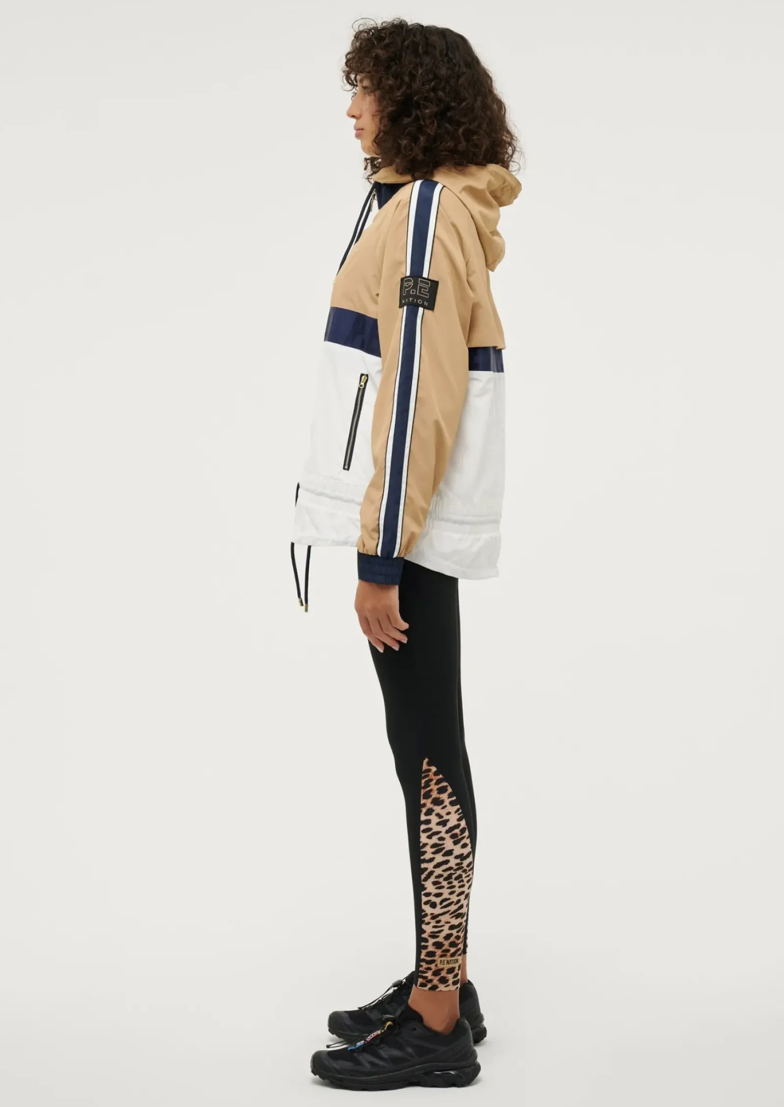 P.E Nation Cropped Man Down Jacket - Optic White Best