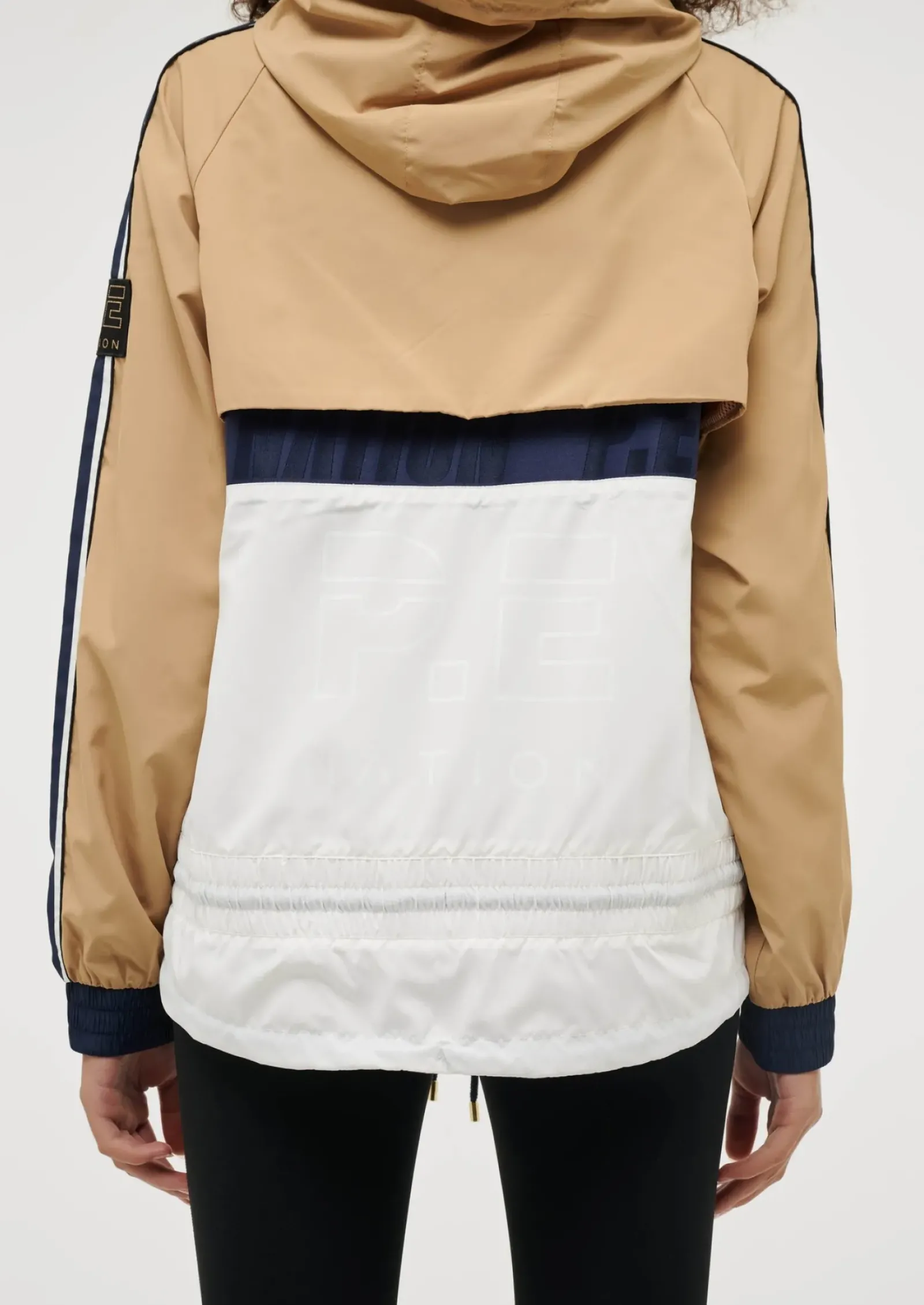 P.E Nation Cropped Man Down Jacket - Optic White Best