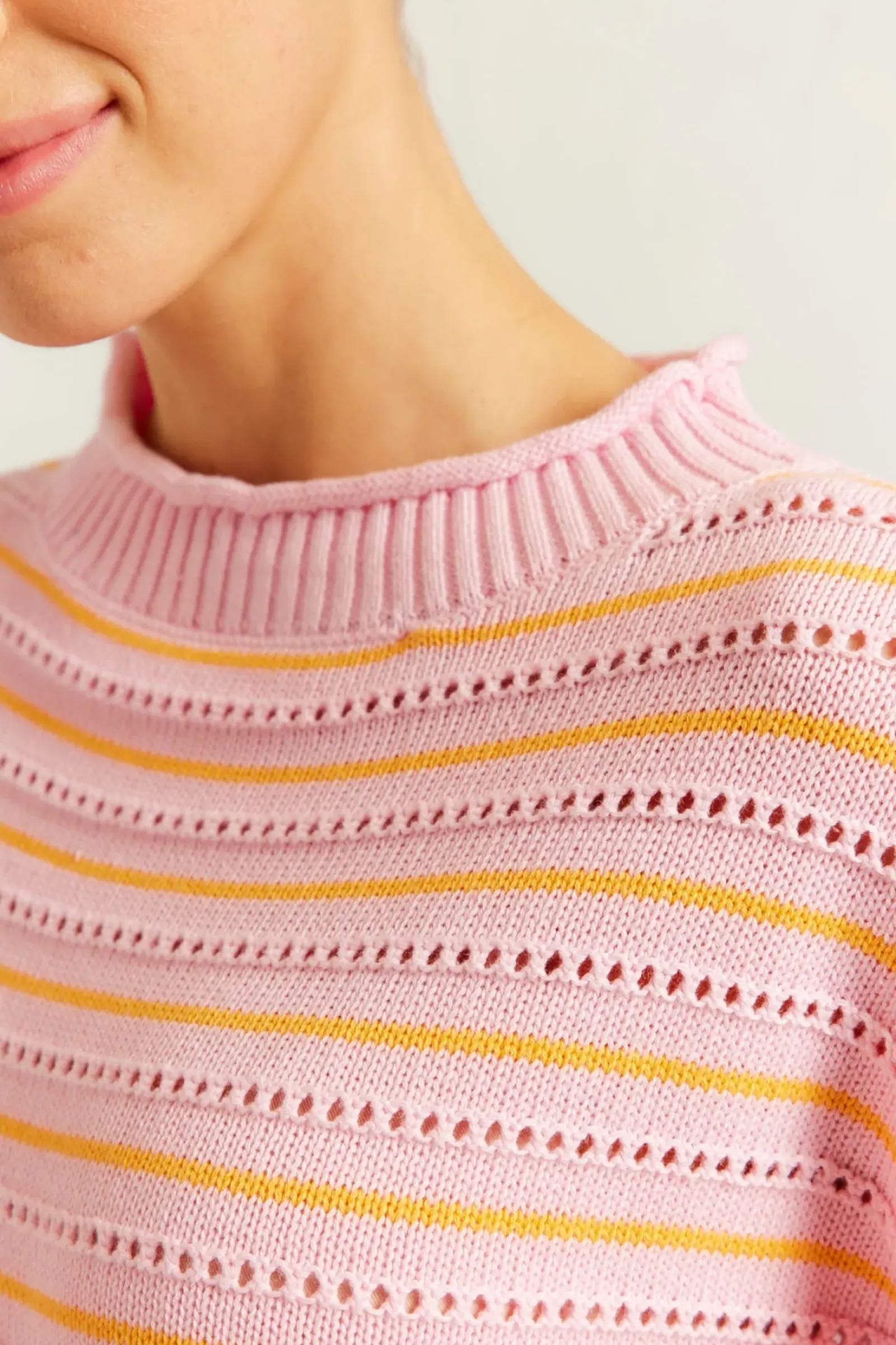 Alessandra Alyssa Sweater - Floss Hot