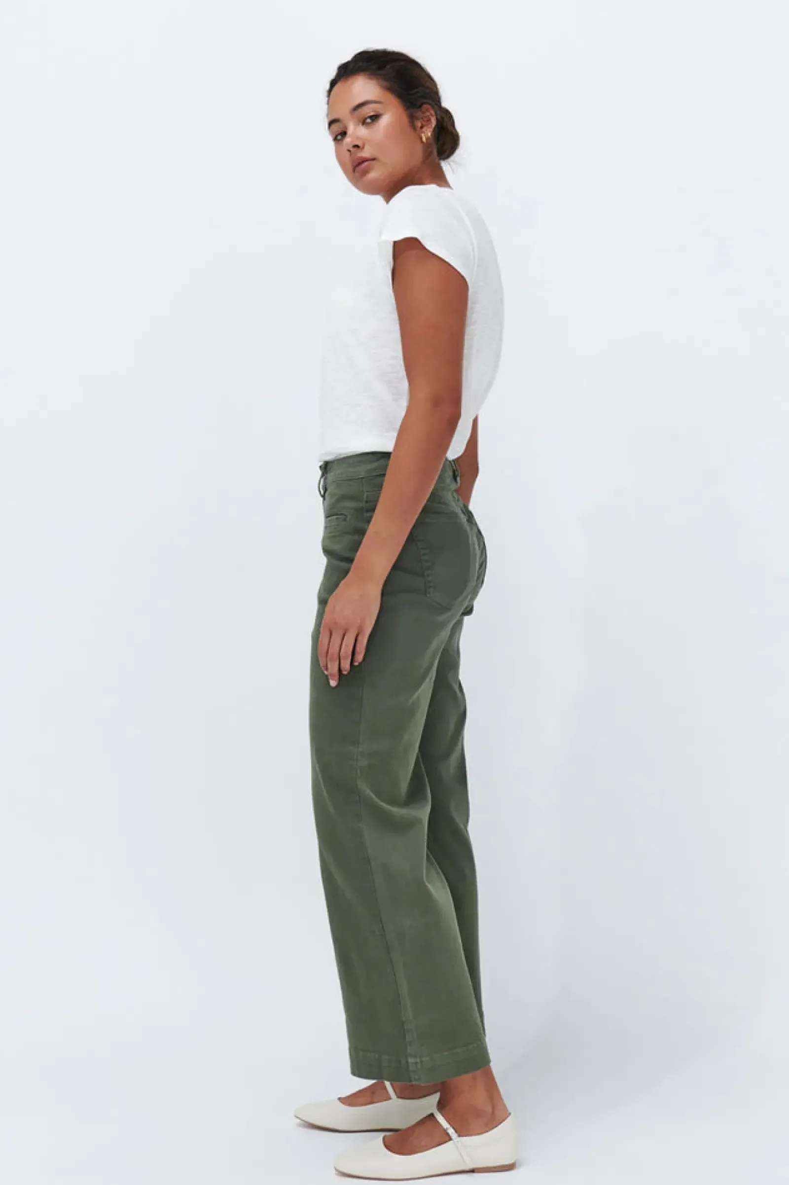 Kireina Freya Jean - Khaki Fashion