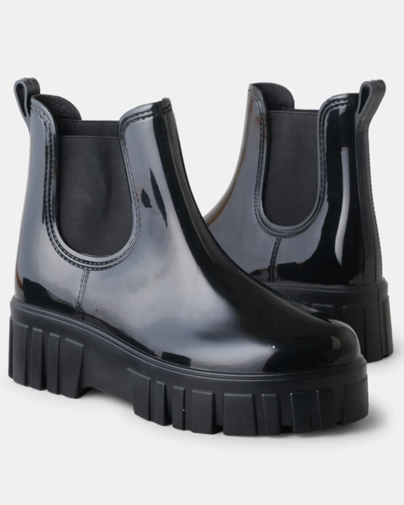 Walnut Leon Gumboot - Black Outlet