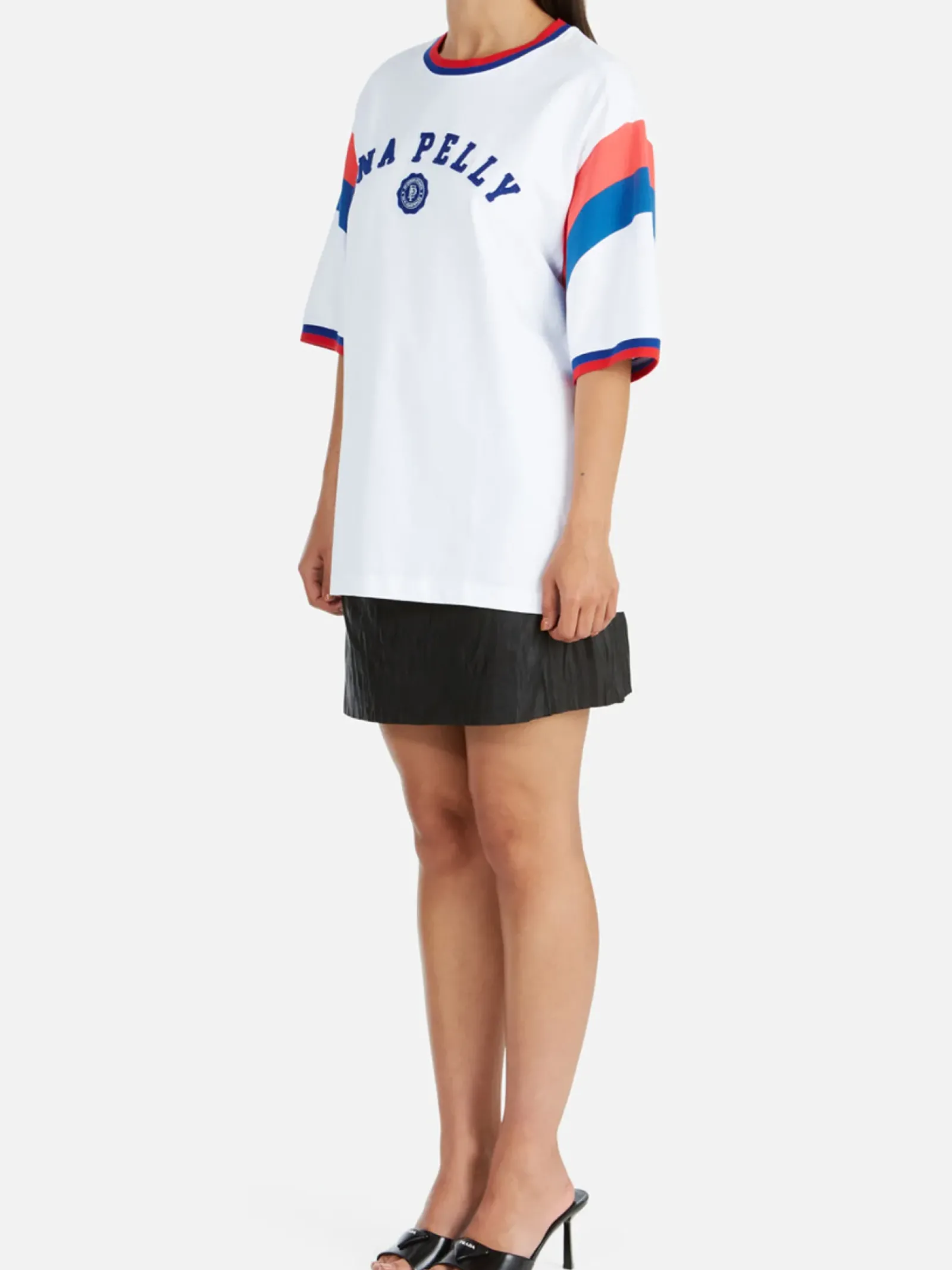 Ena Pelly Fathom Oversized Tee - Bright White Sale