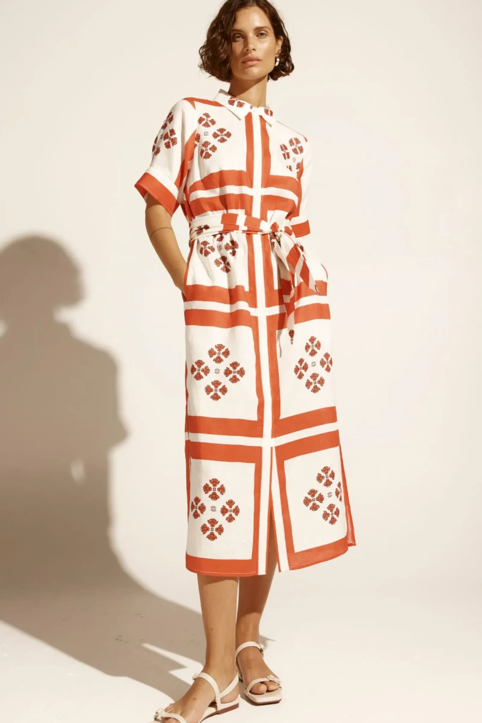 Zoe Kratzmann Globe Dress - Tamarillo Scarf Hot