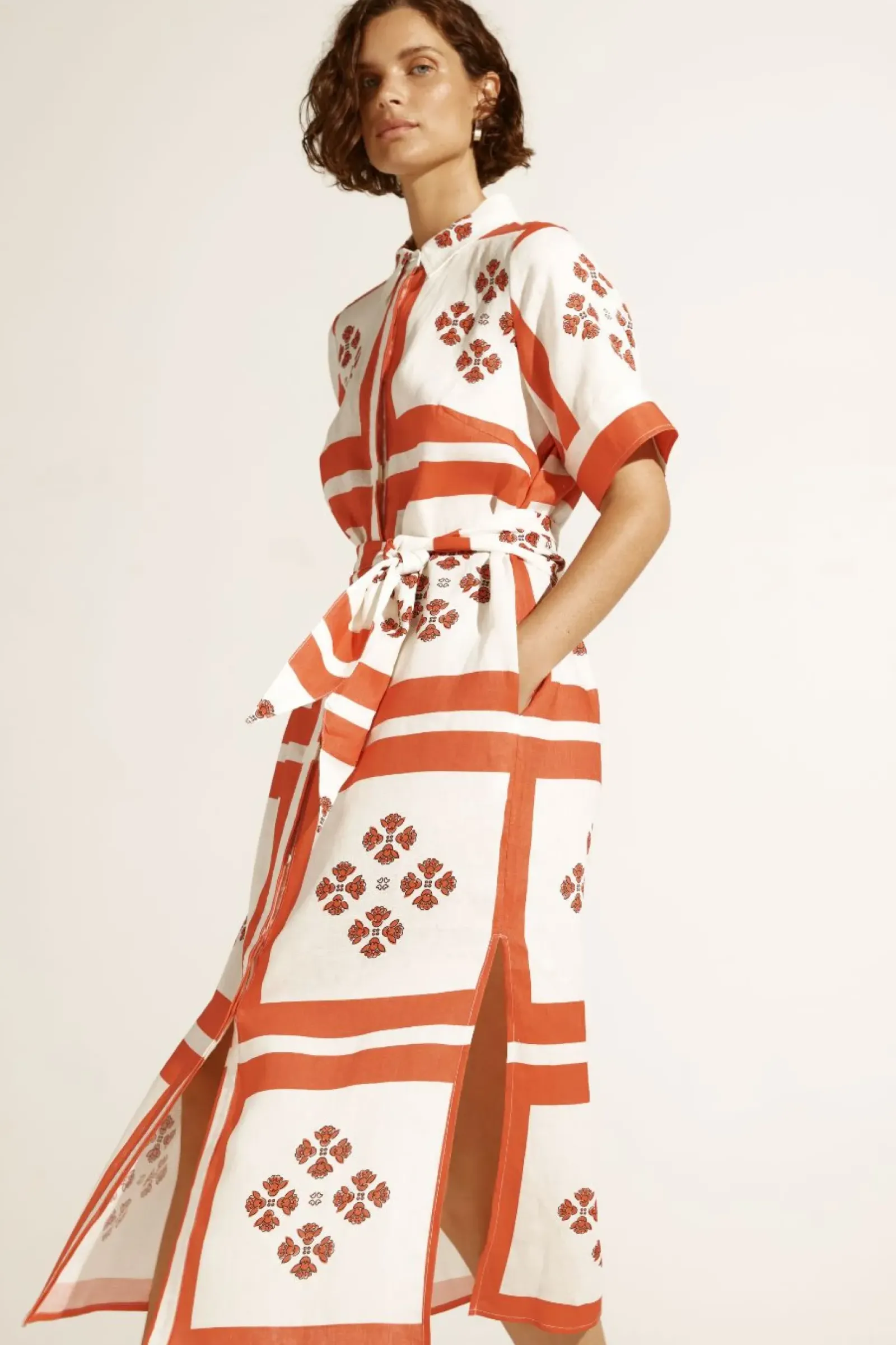 Zoe Kratzmann Globe Dress - Tamarillo Scarf Hot