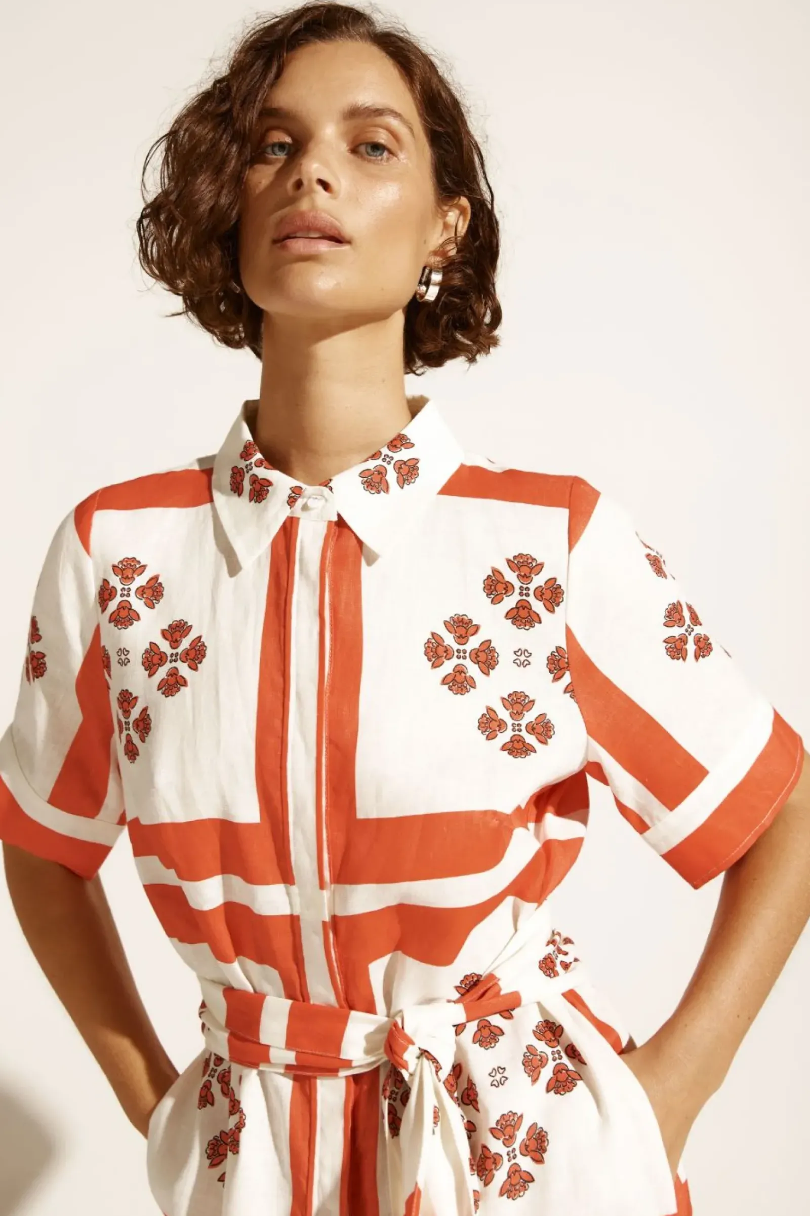Zoe Kratzmann Globe Dress - Tamarillo Scarf Hot