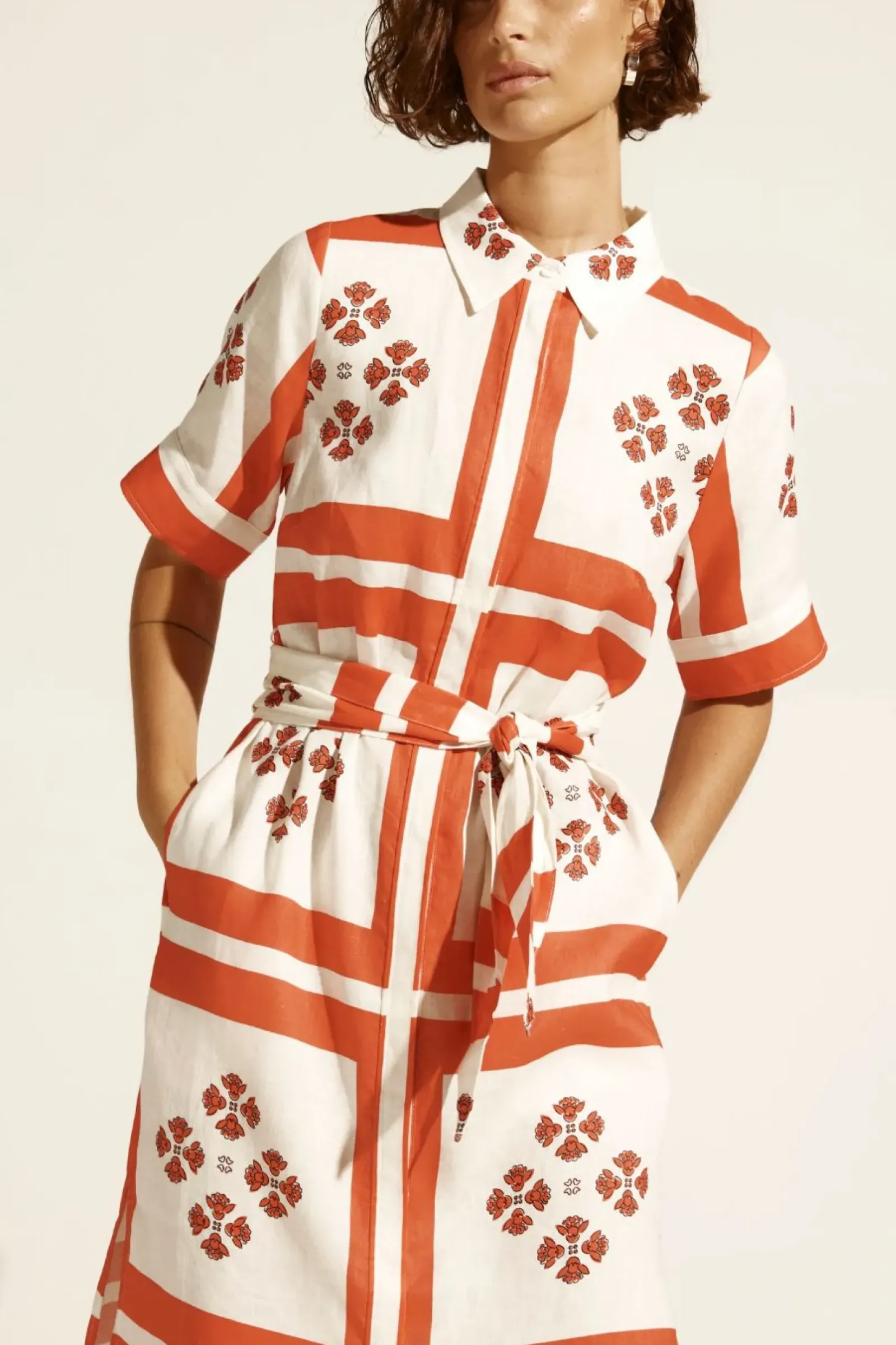 Zoe Kratzmann Globe Dress - Tamarillo Scarf Hot