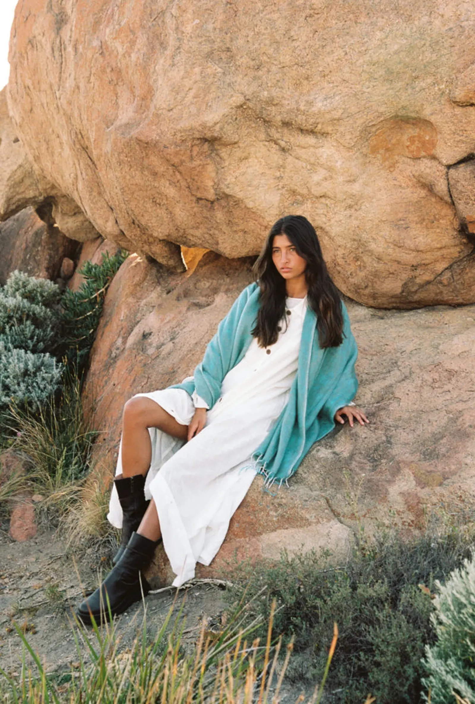 Hobo & Hatch Hobo & Hatch Scarf- Marine Fashion
