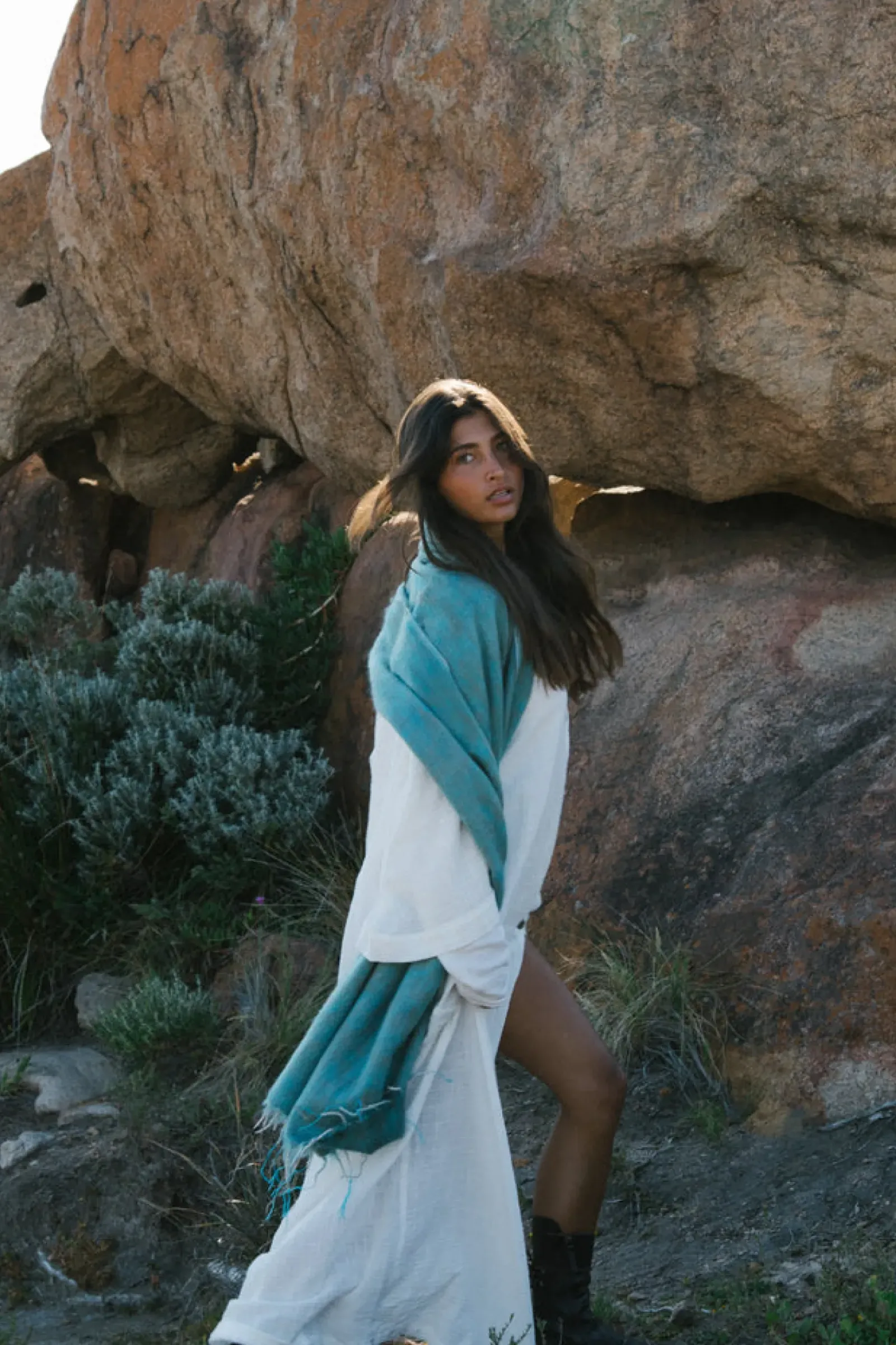 Hobo & Hatch Hobo & Hatch Scarf- Marine Fashion