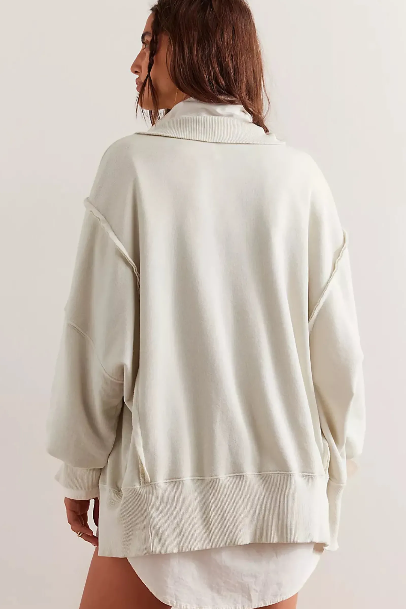 Free People Camden Henley - Grey Opal Discount