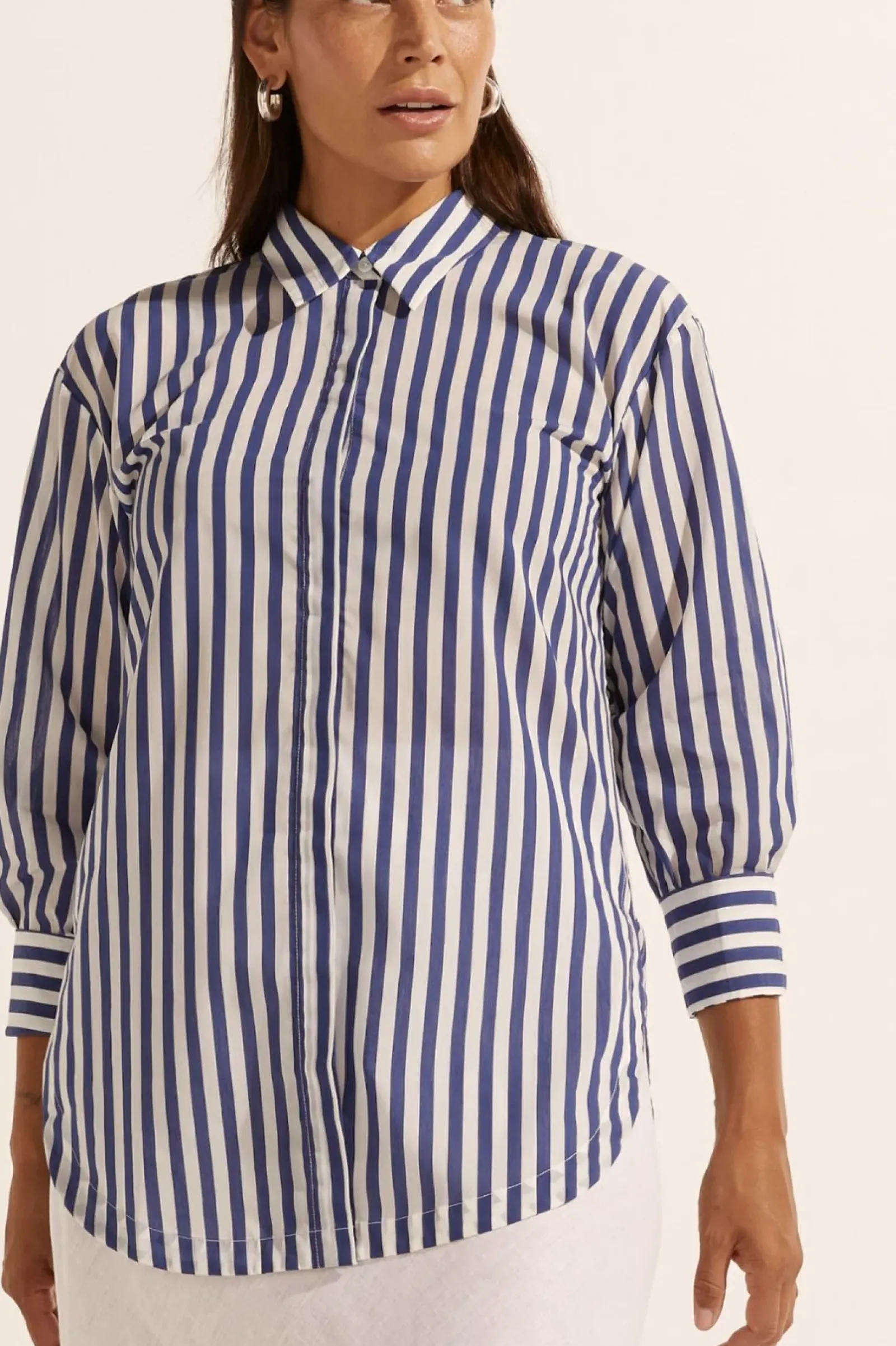 Zoe Kratzmann Agile Top - Navy Stripe Clearance
