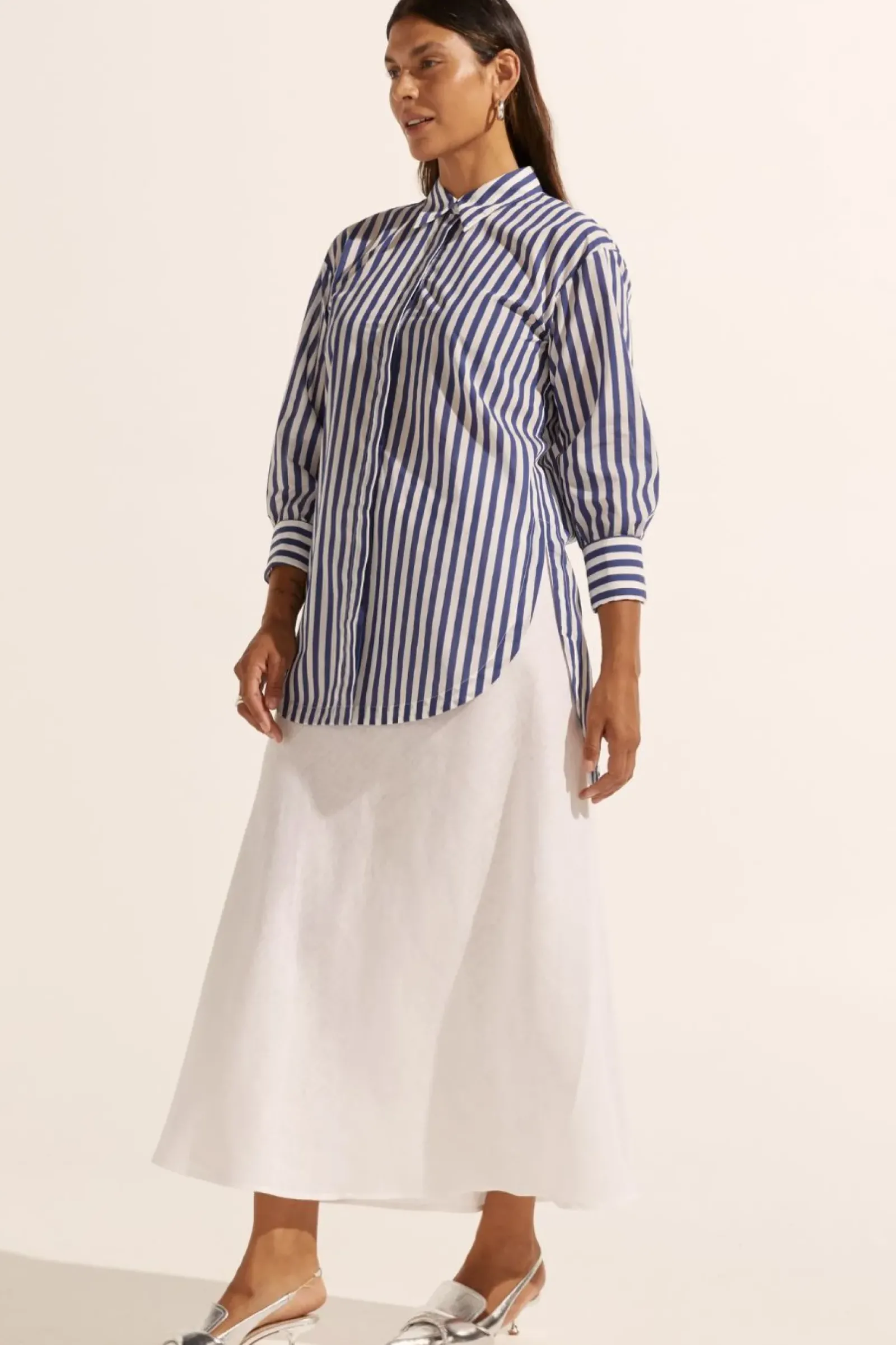 Zoe Kratzmann Agile Top - Navy Stripe Clearance