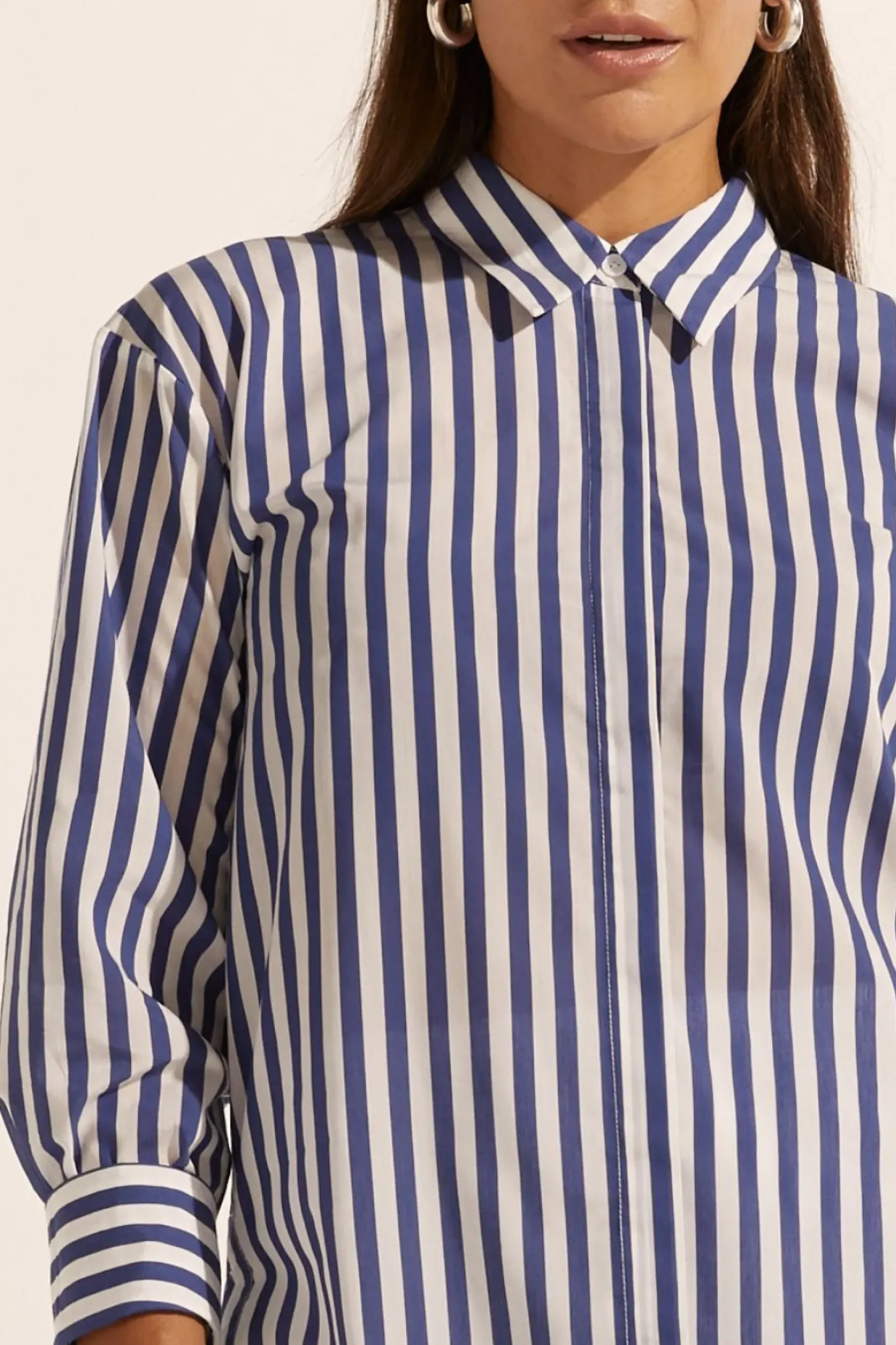 Zoe Kratzmann Agile Top - Navy Stripe Clearance