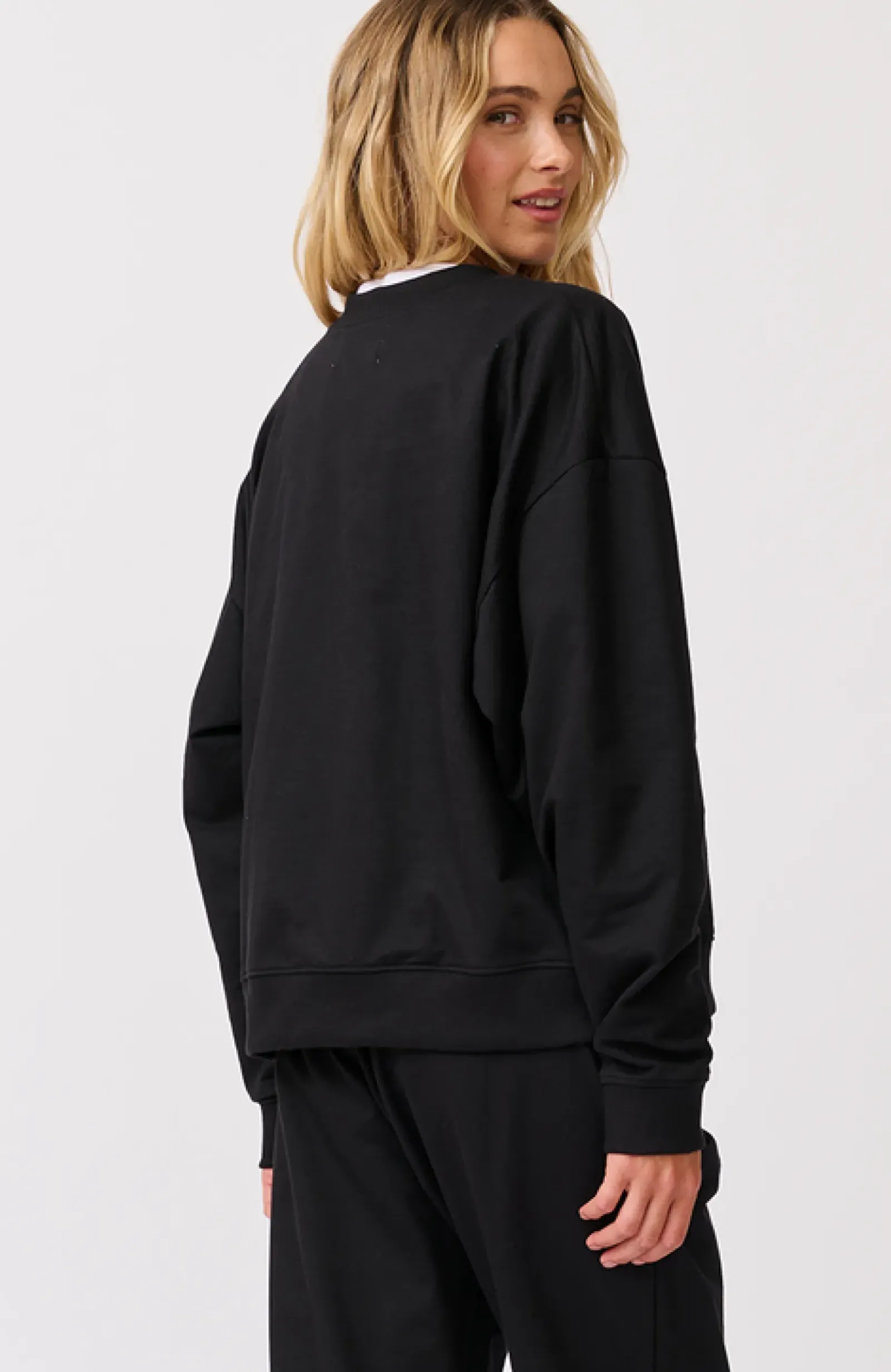 Cartel & Willow Cartel & Willow Ada Slim Sweater - Black Discount