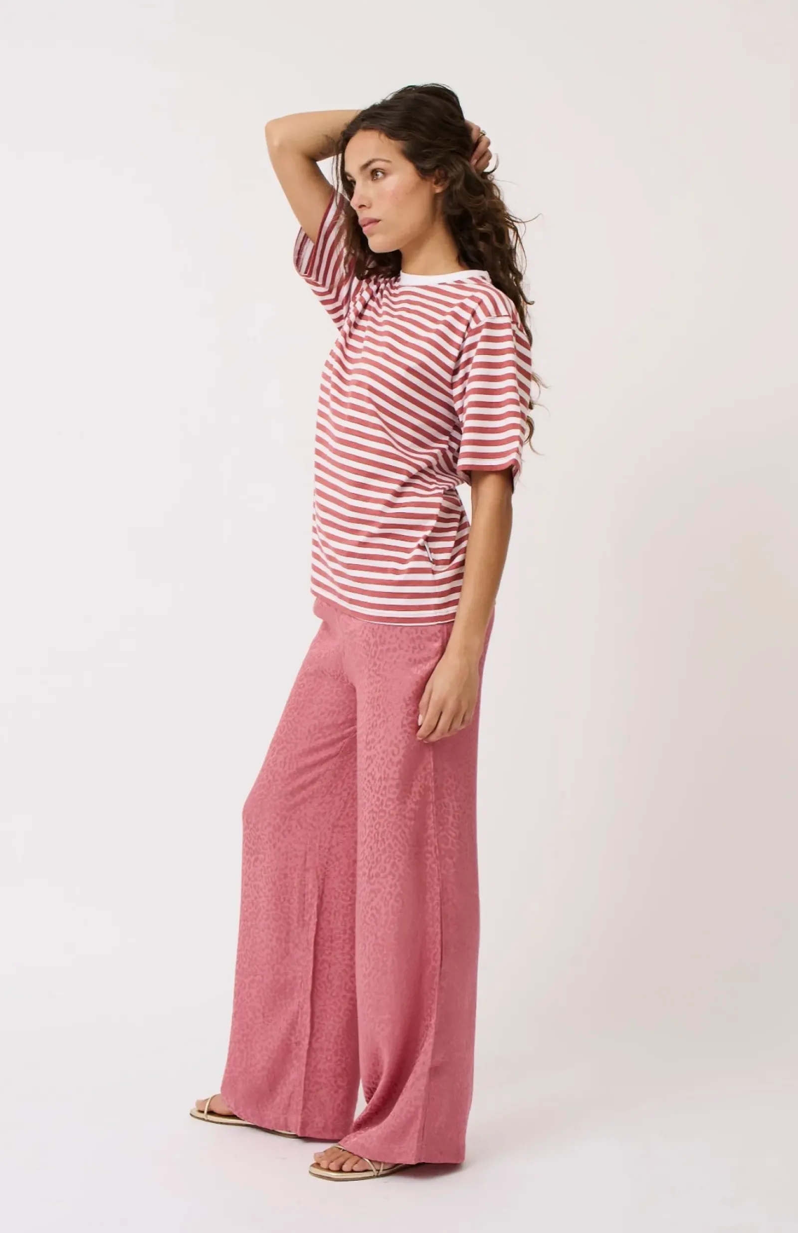 Cartel & Willow Cartel & Willow Sophie Tee - Dusty Stripe New