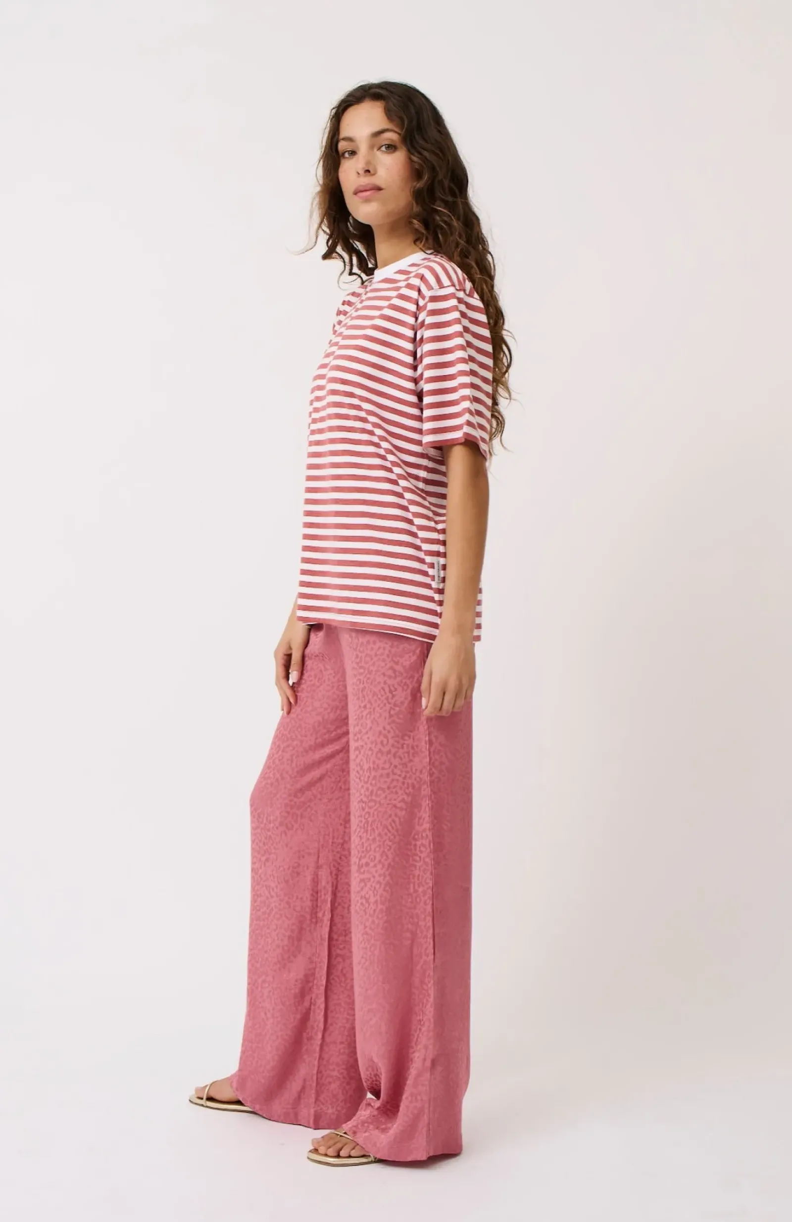 Cartel & Willow Cartel & Willow Sophie Tee - Dusty Stripe New