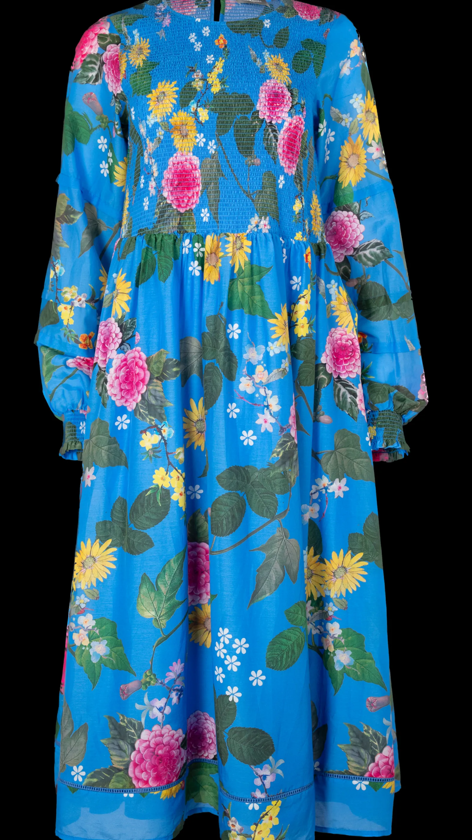 Alessandra Jade Cotton Silk Dress - Periwinkle  Aria Sale