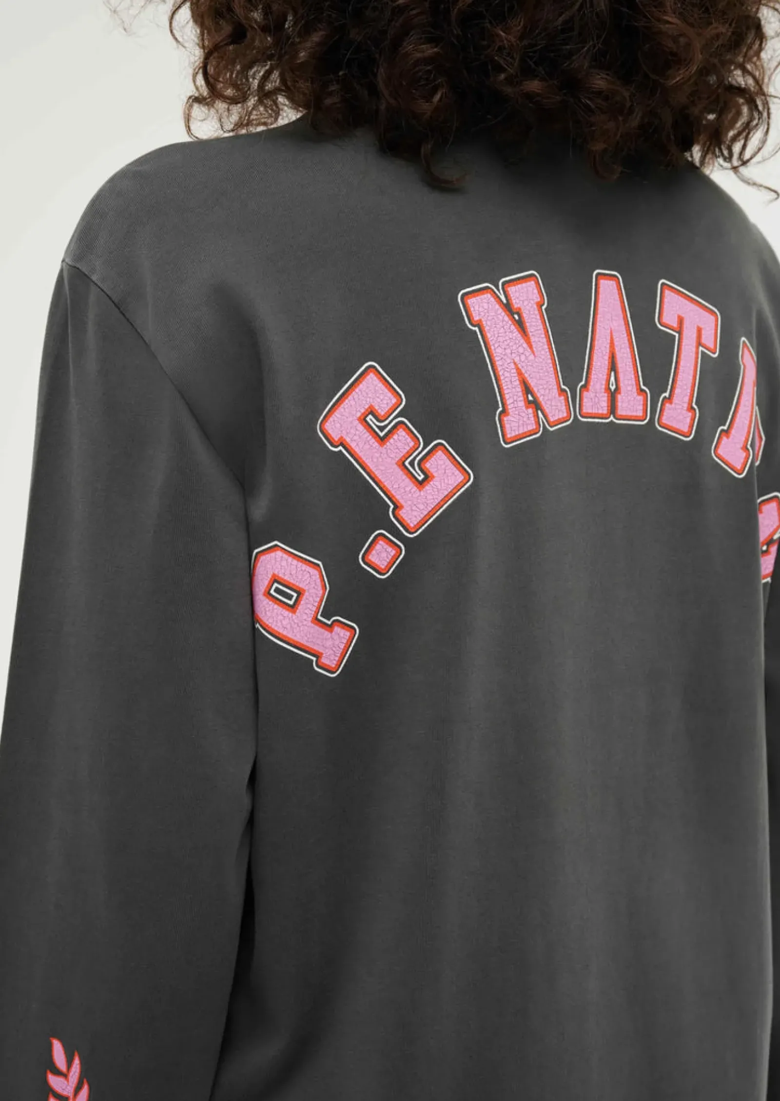 P.E Nation Phoenix Long Sleeve Tee - Washed Dark Shadow Outlet