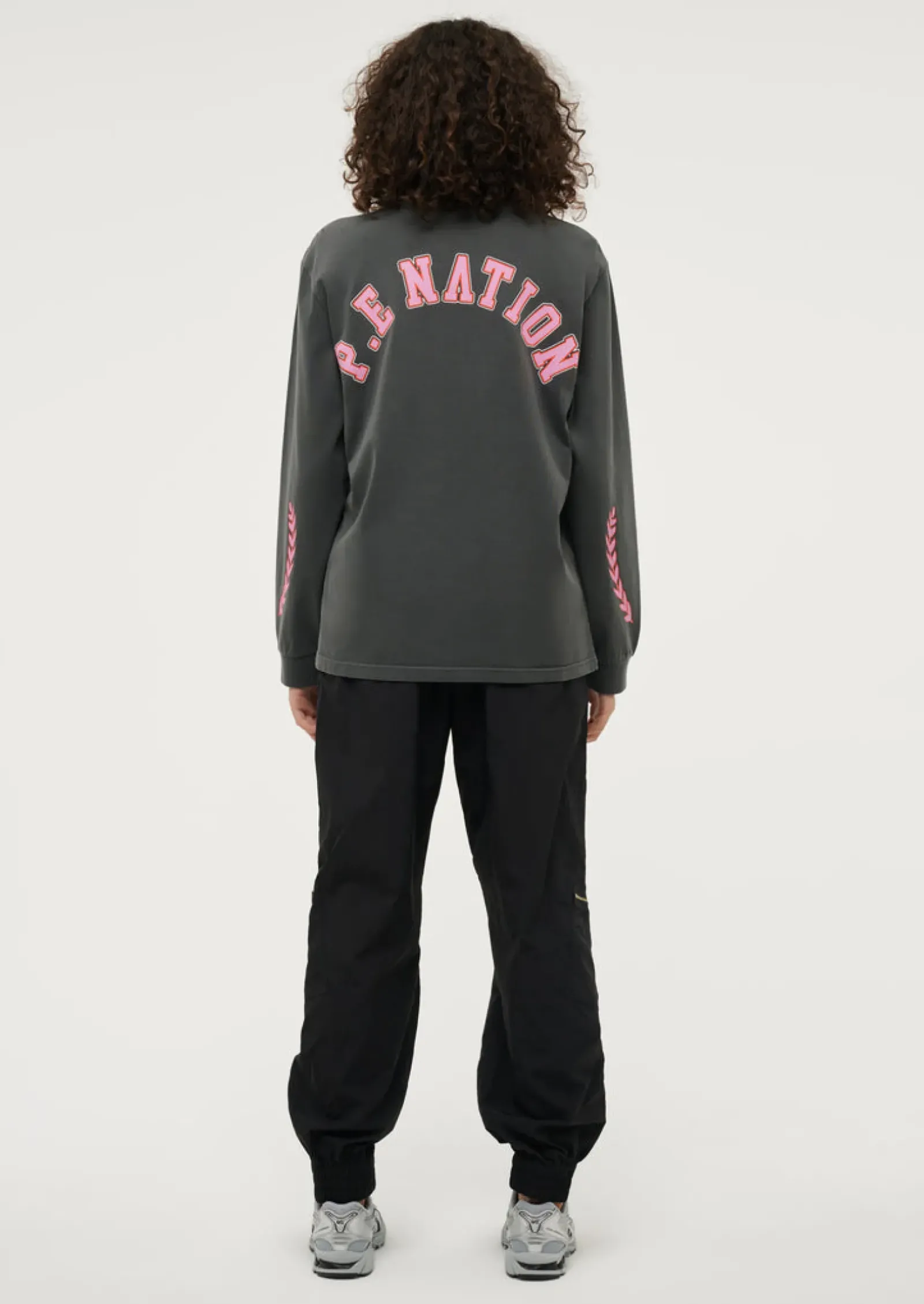 P.E Nation Phoenix Long Sleeve Tee - Washed Dark Shadow Outlet