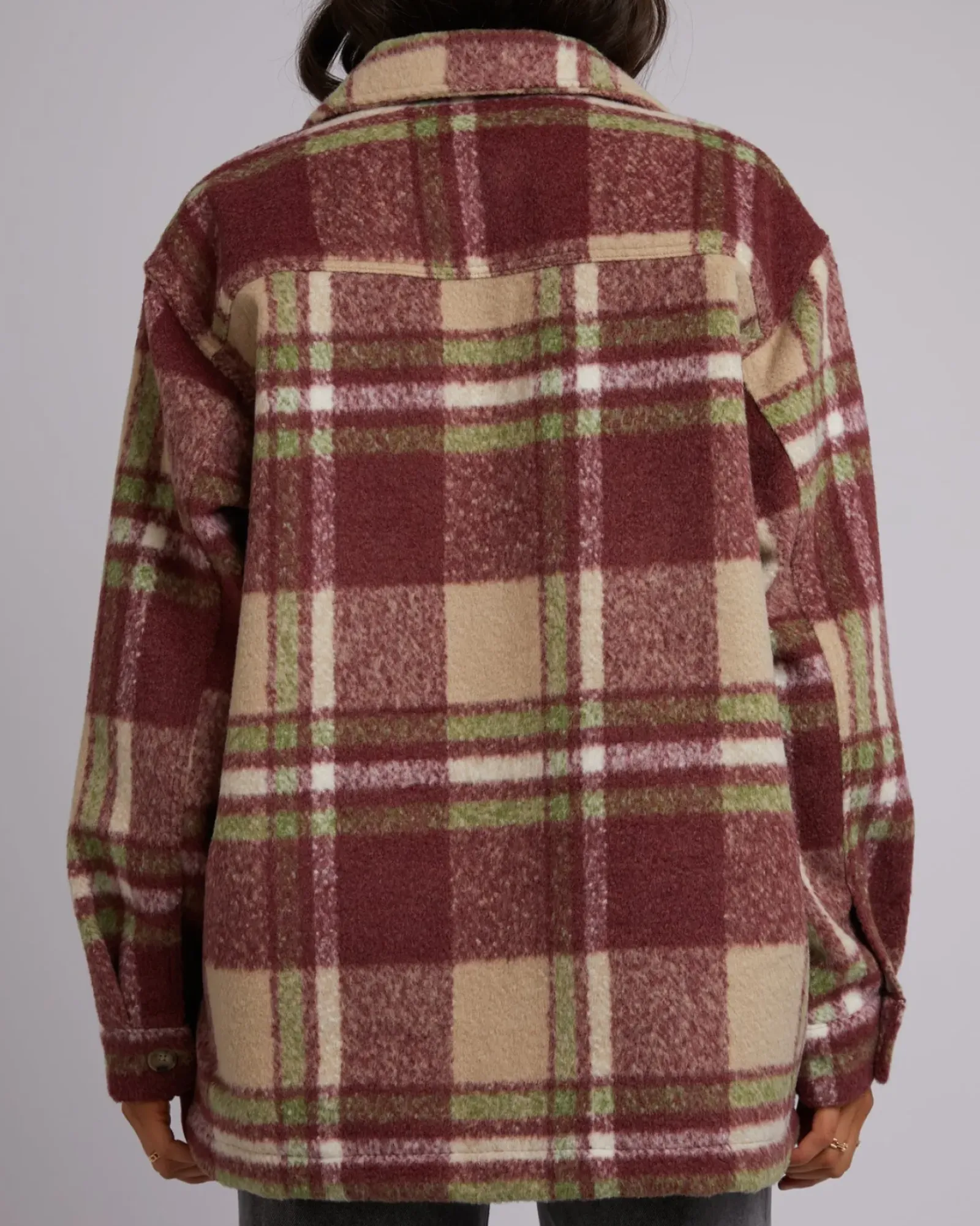 All About Eve Hilary Check Shacket Fashion