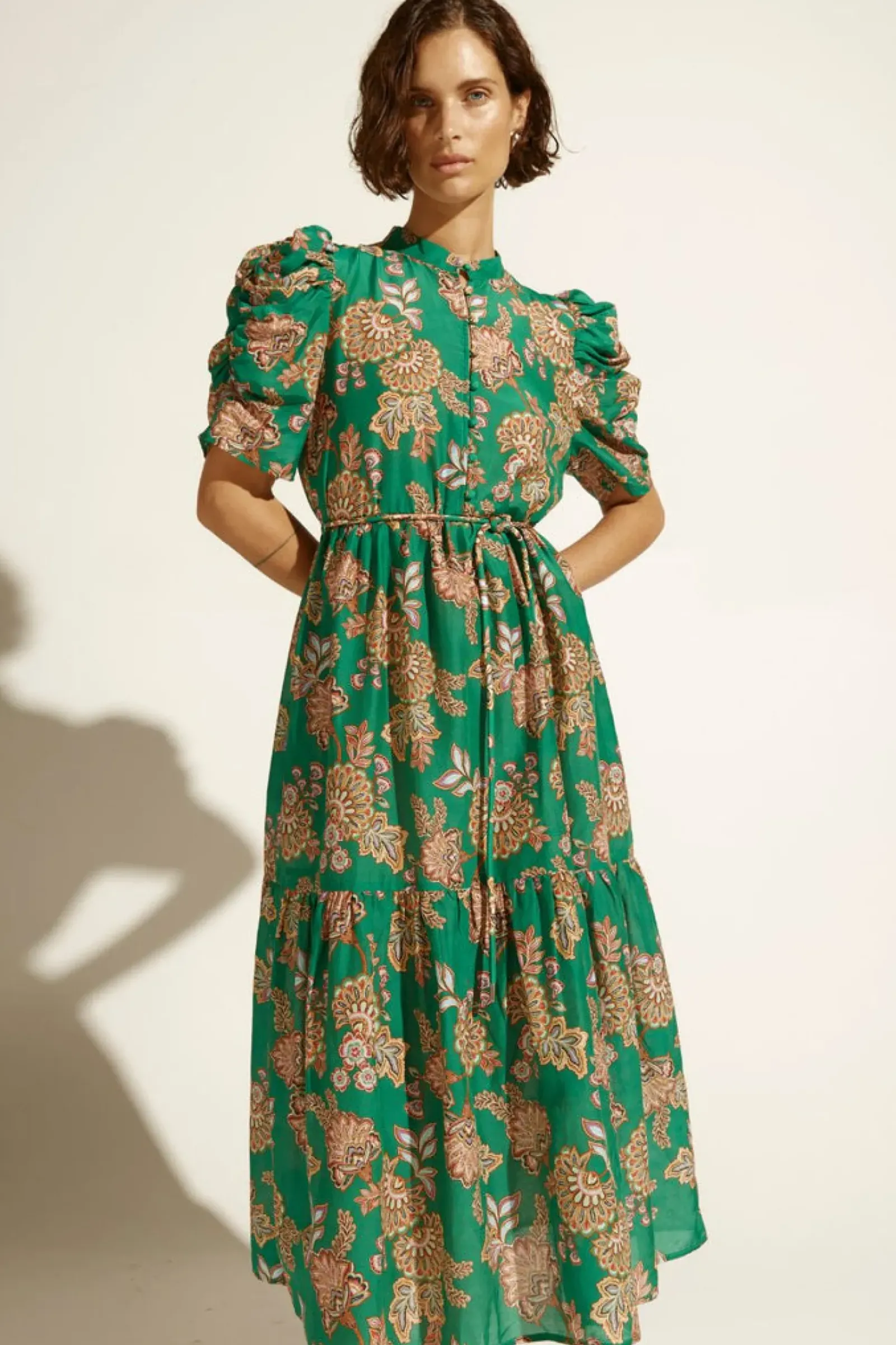 Zoe Kratzmann Opus Dress - K'gari Palm Green Sale