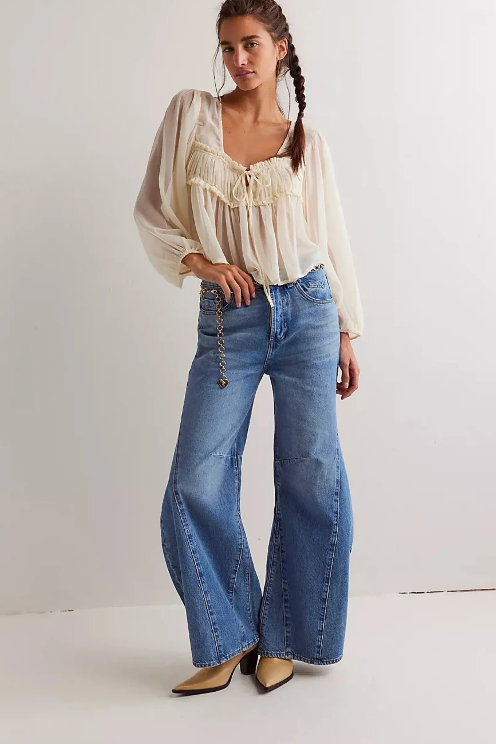 Free People Eden High Slouchy Jean - Homefree Outlet