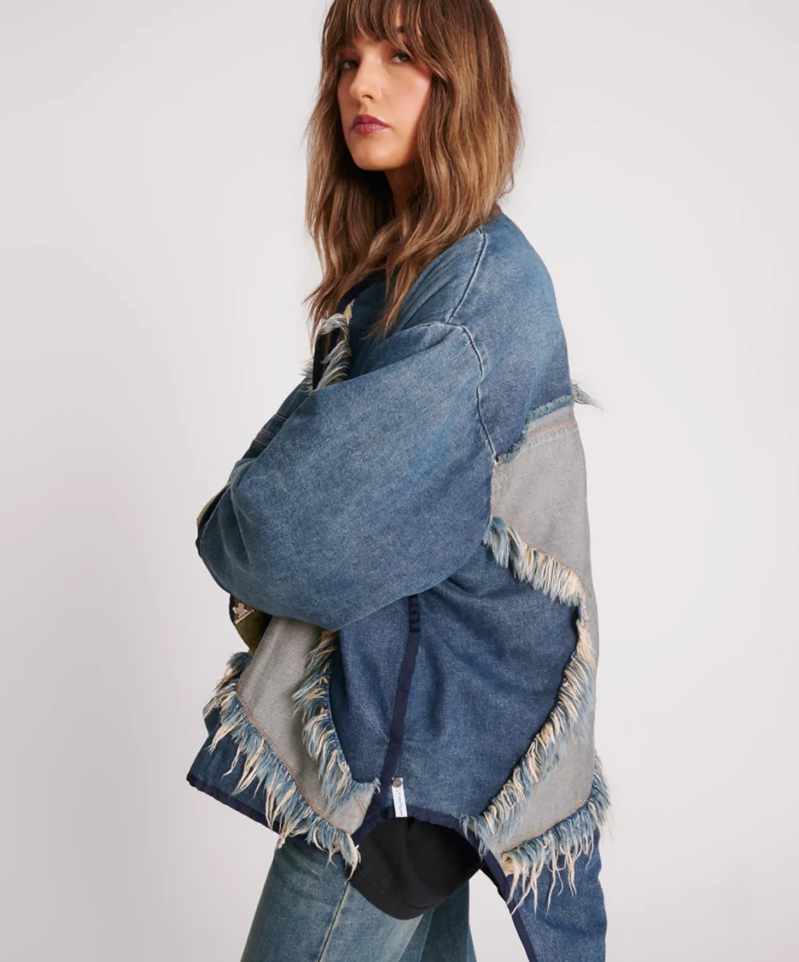 One Teaspoon Wadded Jacket - Memphis Light Star Denim Online