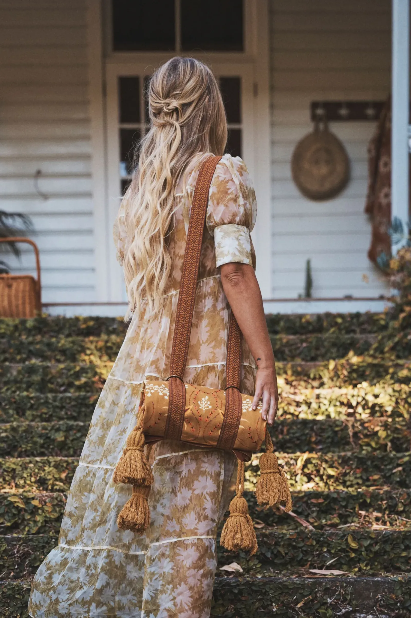 Wandering Folk Picnic Rug - Golden Folk Fashion