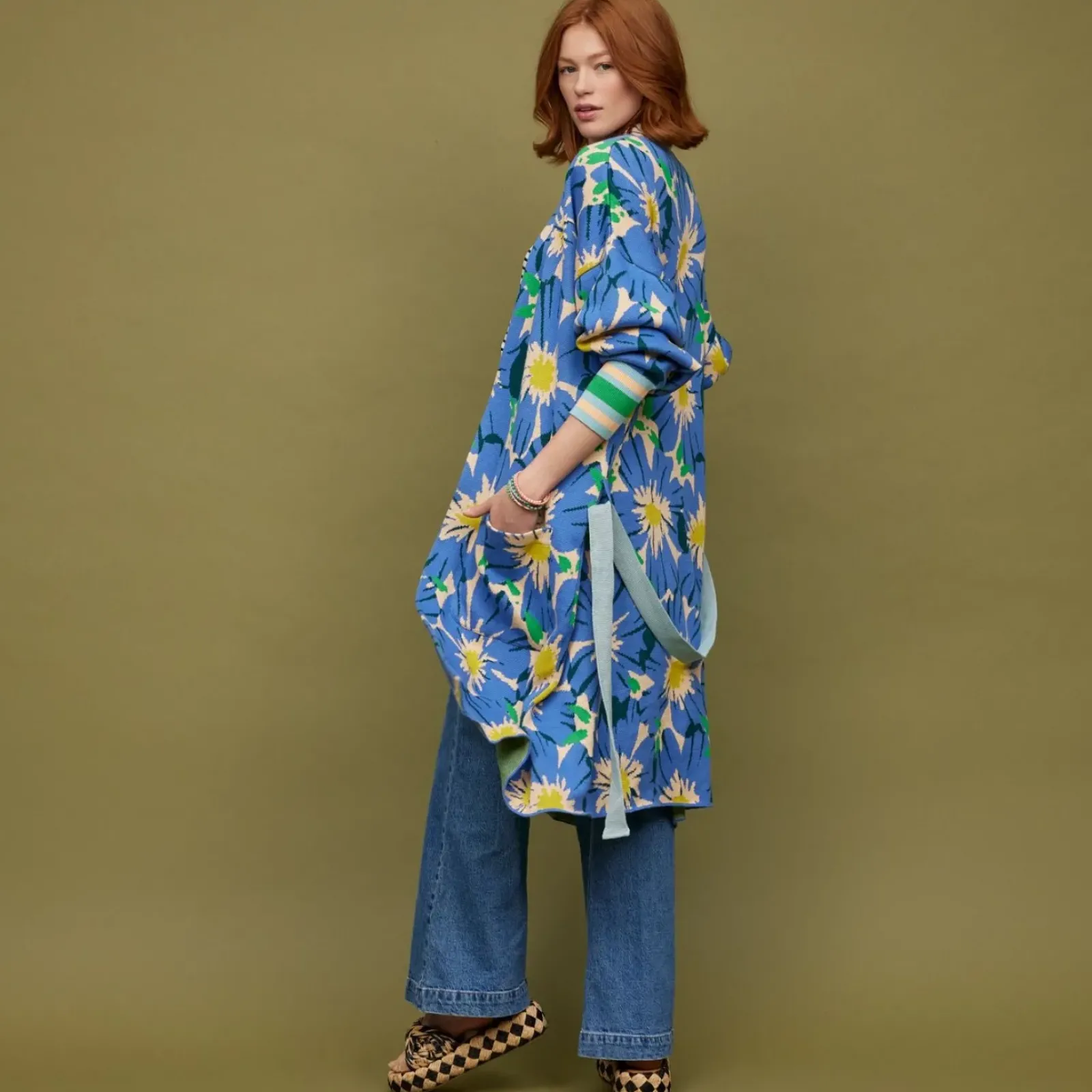 Sage & Clare Sage & Clare Berkeley Jacquard Robe Hot