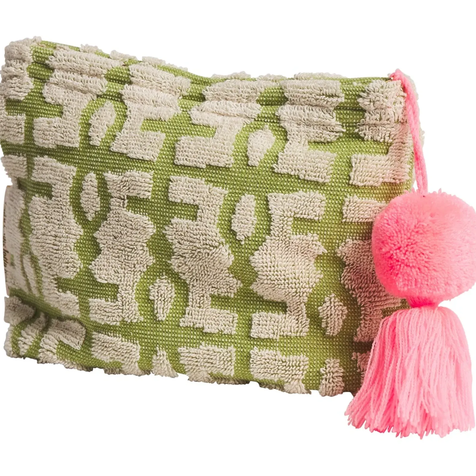 Sage & Clare Sage & Clare Amata Terry Pouch - Palm Large Discount