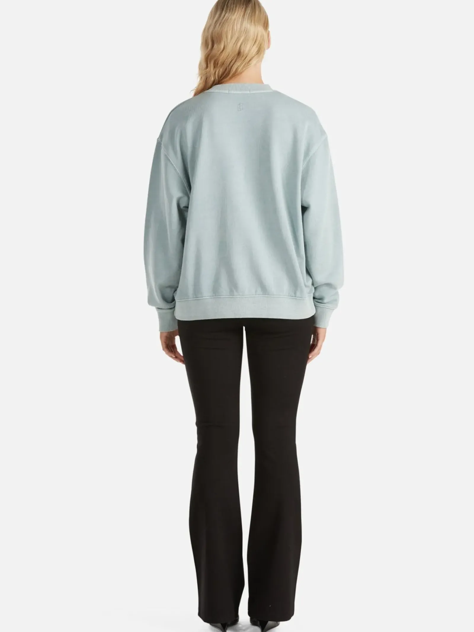 Ena Pelly Lilly Oversized Sweater City - Seafoam Wash New