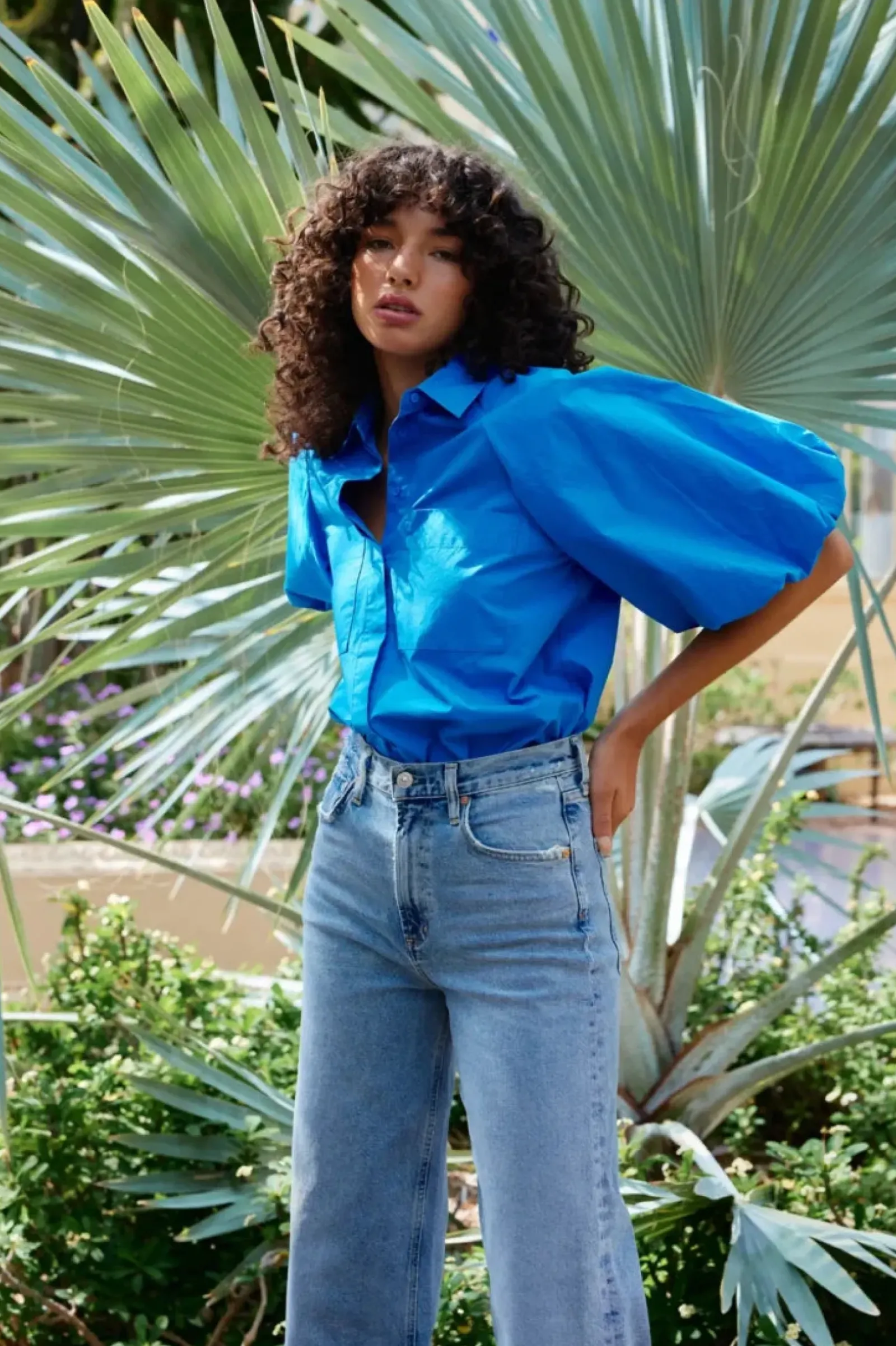 Kinney Zoya Shirt - Cobalt Sale