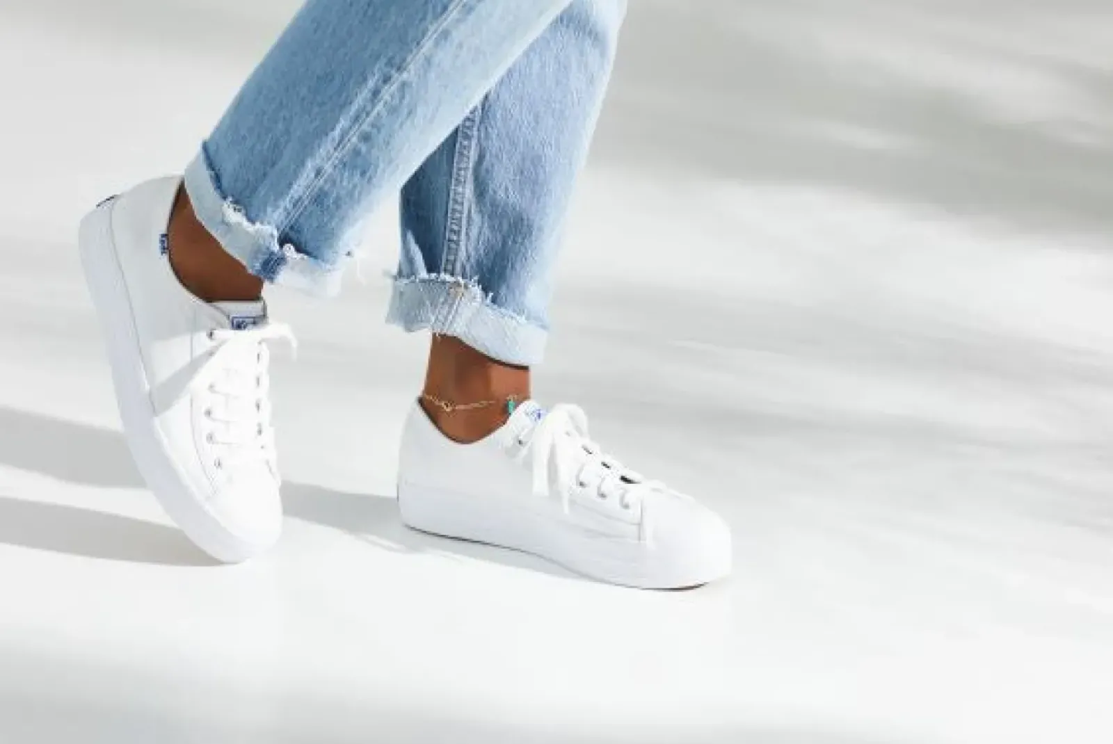 Keds Triple Kick Leather- White Discount