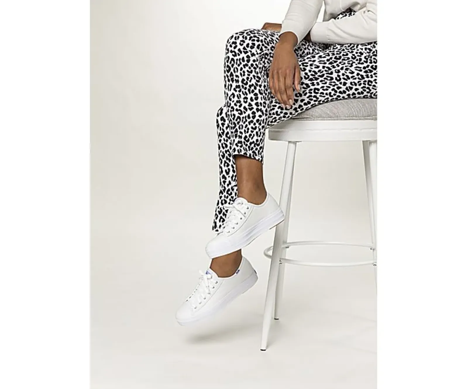 Keds Triple Kick Leather- White Discount