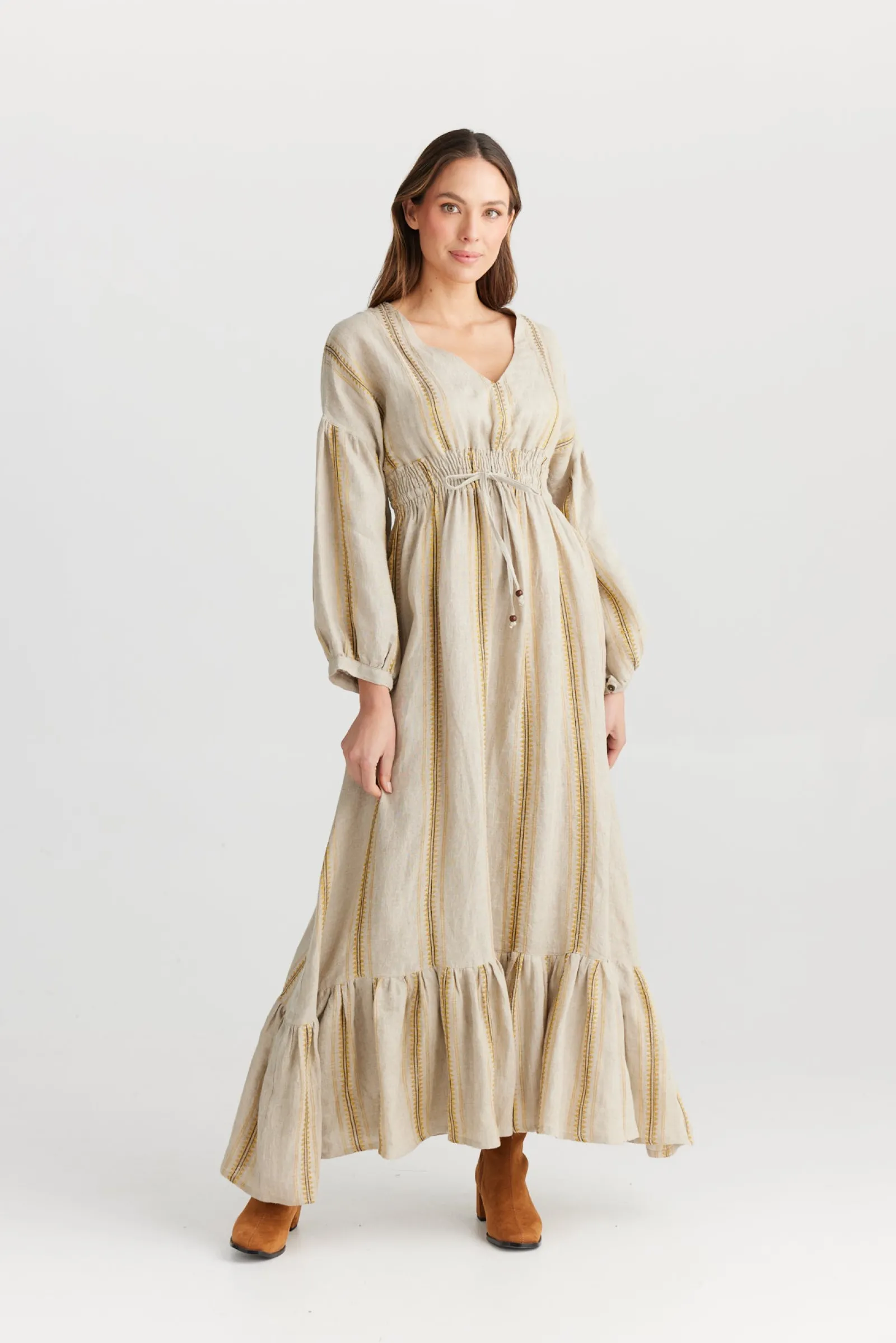 The Shanty Bella Dress - Taj Stripe Discount