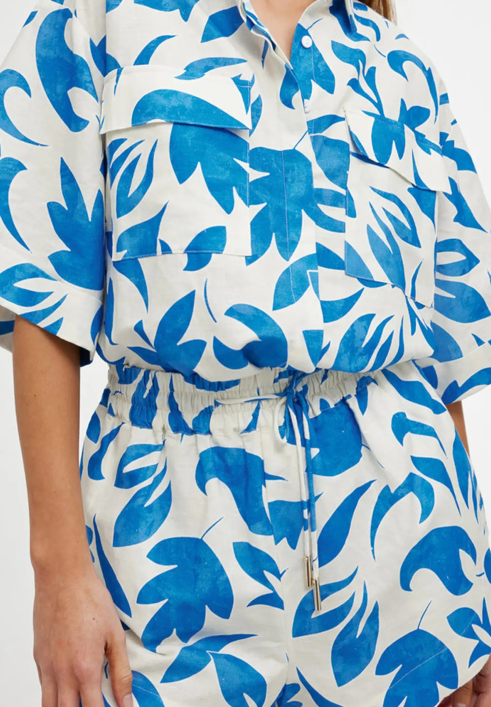 Kinney Juniper Shirt - Mosaic Blue Best