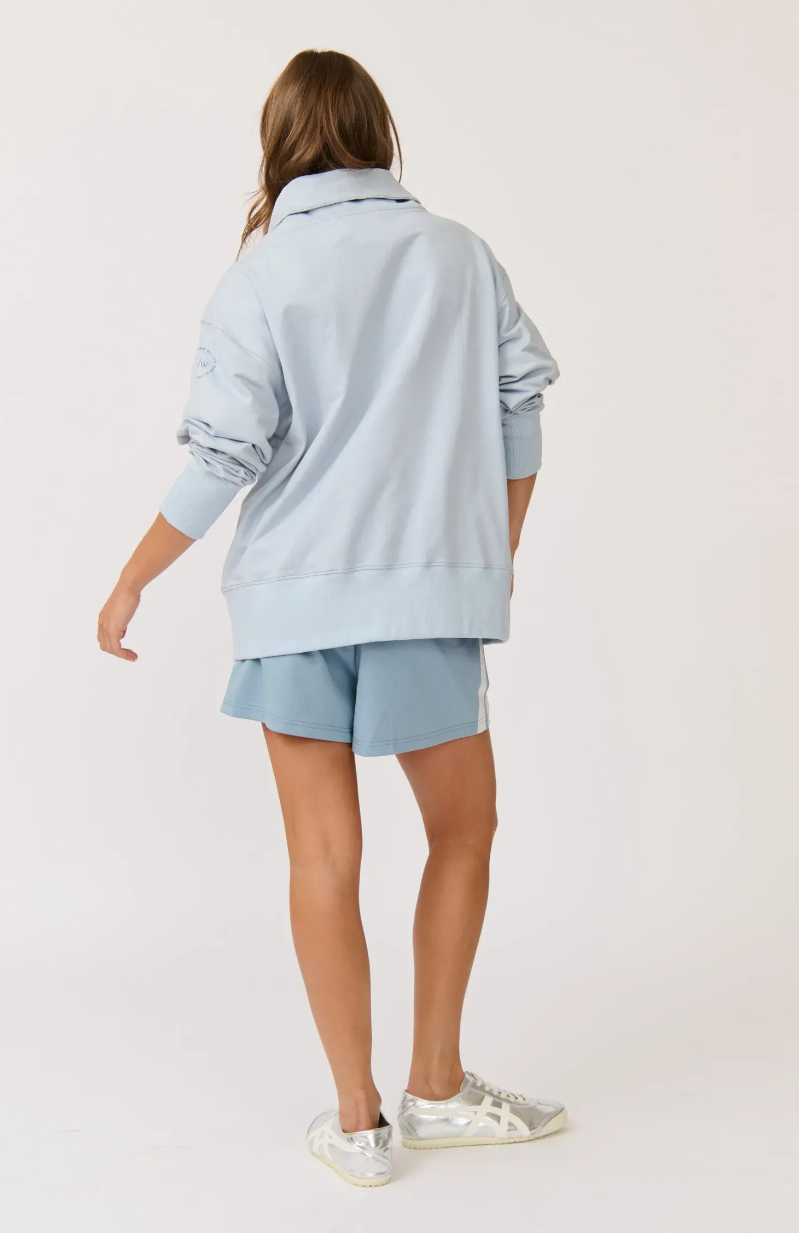 Cartel & Willow Cartel & Willow Nova Half Zip Sweater - Sky Outlet
