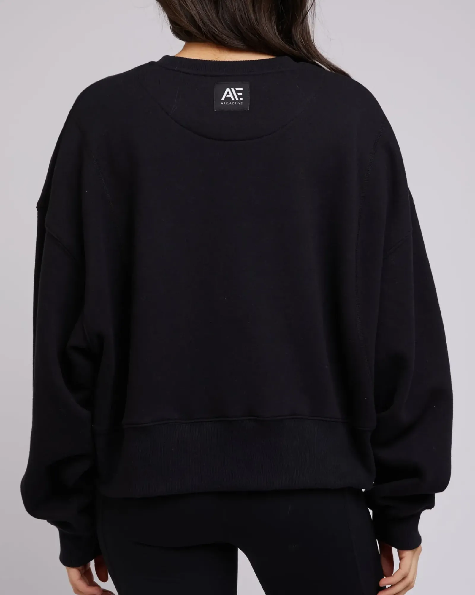 All About Eve Active Tonal Sweater - Black Best